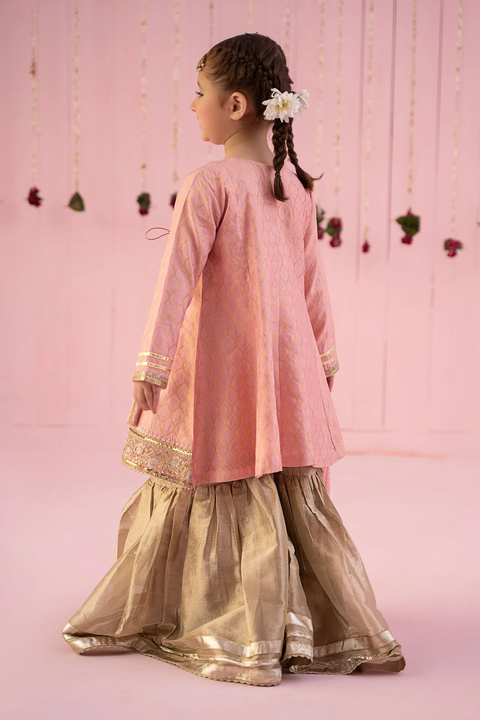 3 Piece Embroidered Jacquard Suit - Image 6