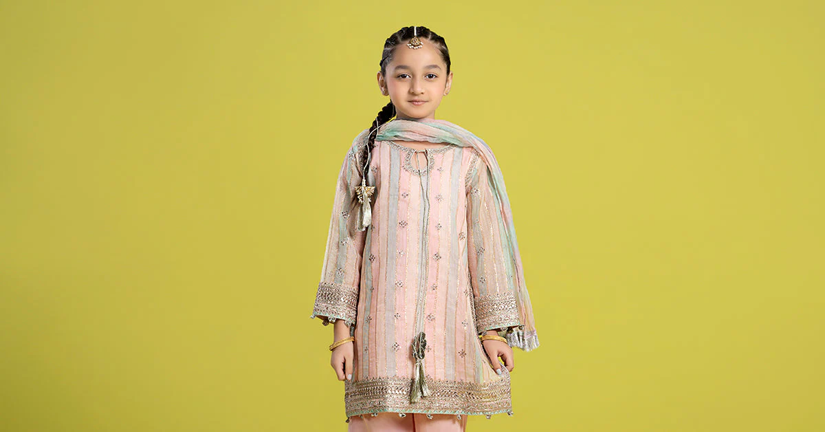 3 Piece Embroidered Yarn Dyed Suit - Image 7
