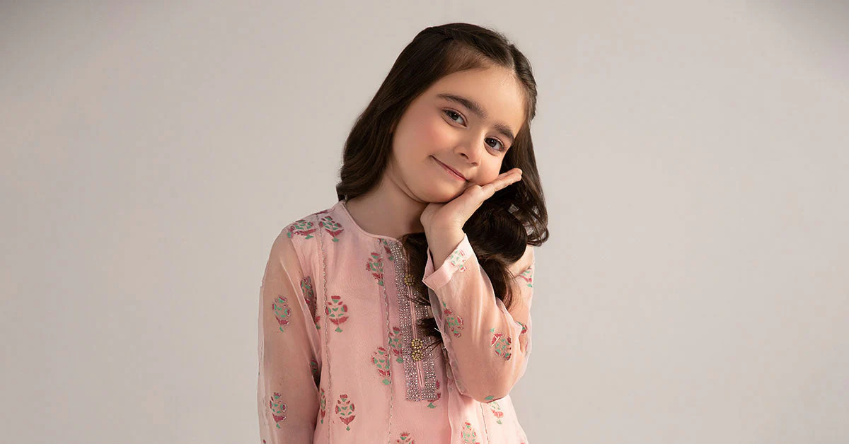 3 Piece Printed Poly Organza Suit - Image 6