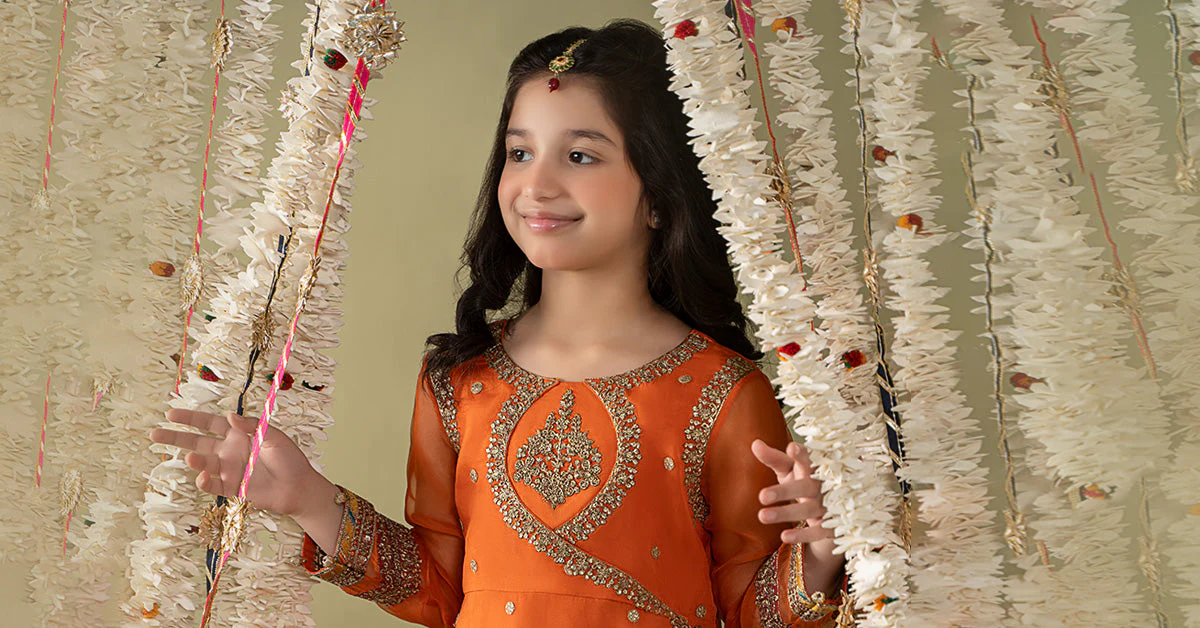 3 Piece Embroidered Organza Suit - Image 8