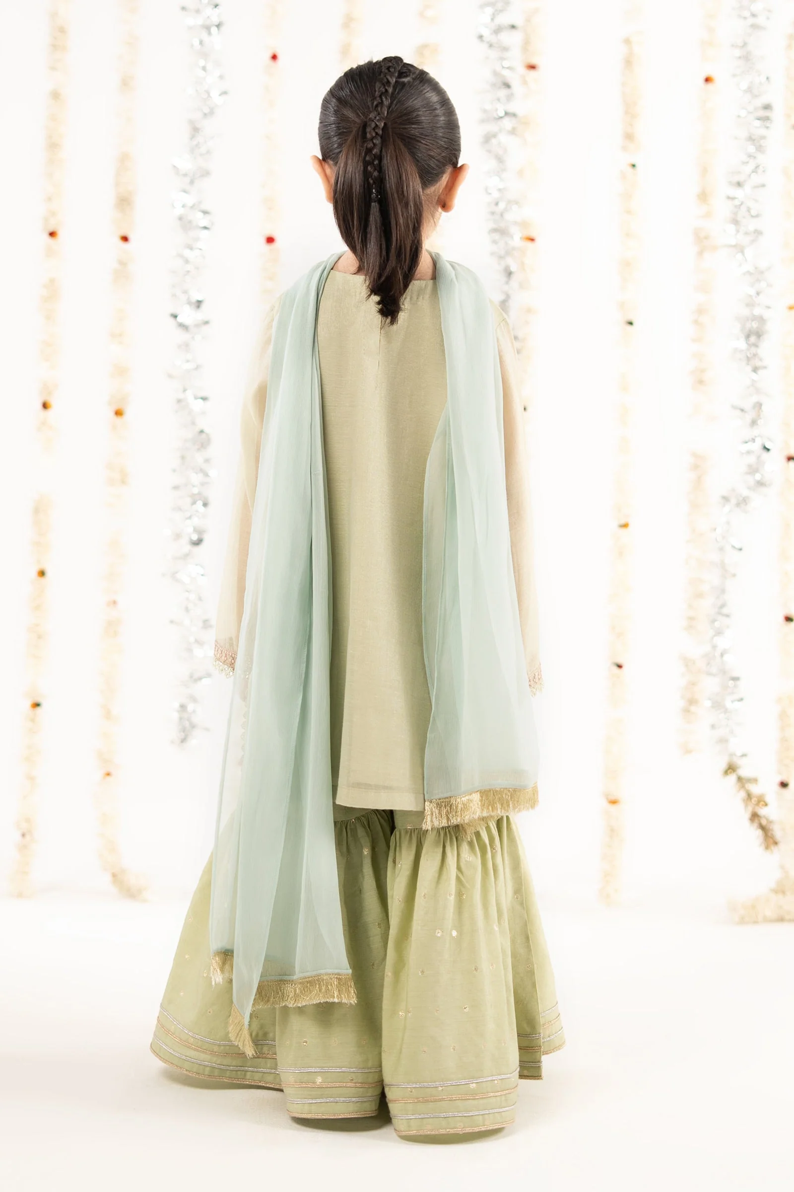3 Piece Embroidered Masoori Yarn Dyed Suit - Image 7
