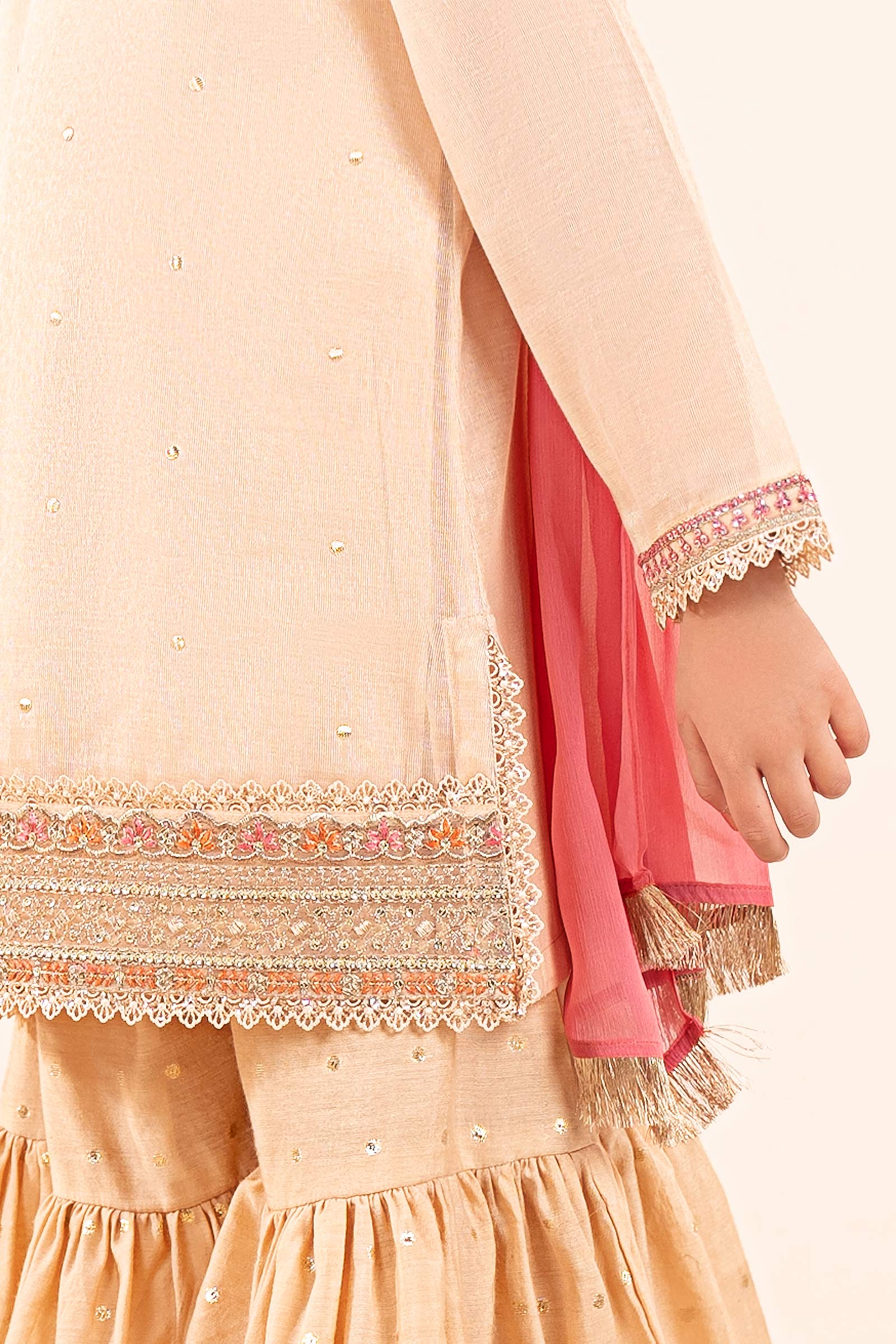 3 Piece Embroidered Masoori Yarn Dyed Suit - Image 6