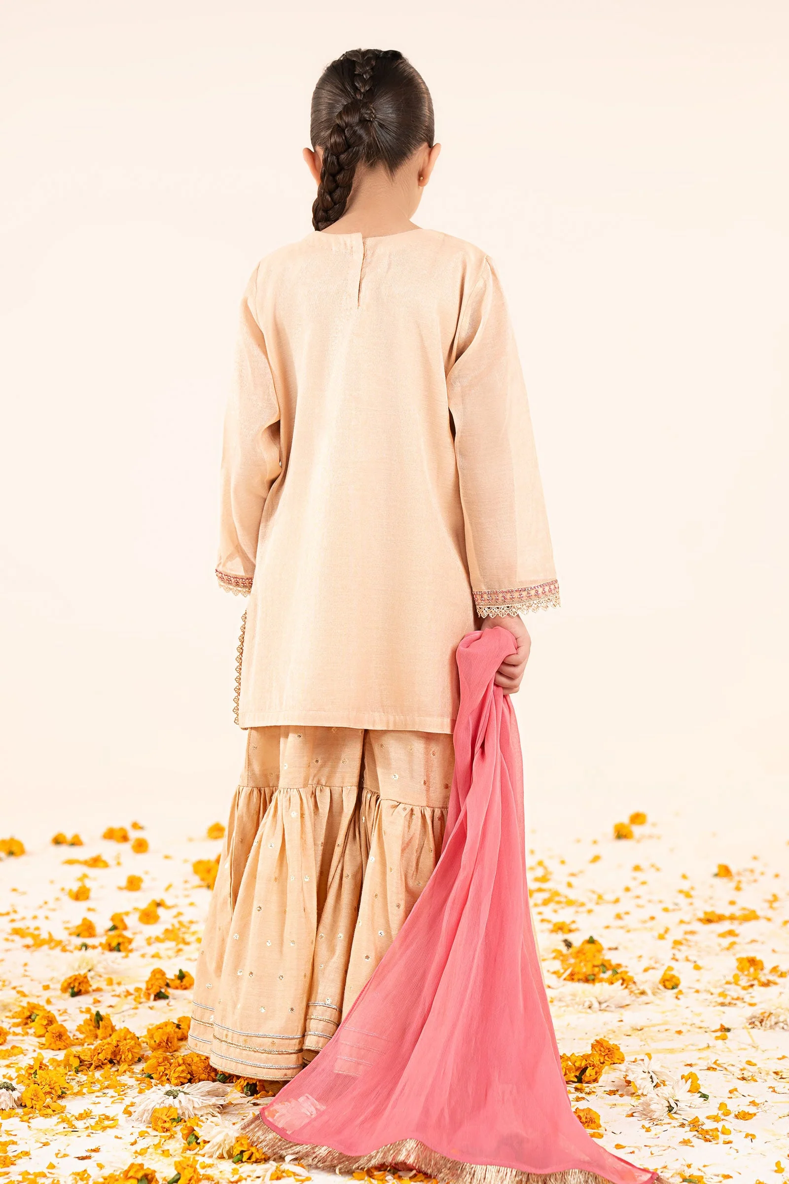 3 Piece Embroidered Masoori Yarn Dyed Suit - Image 8