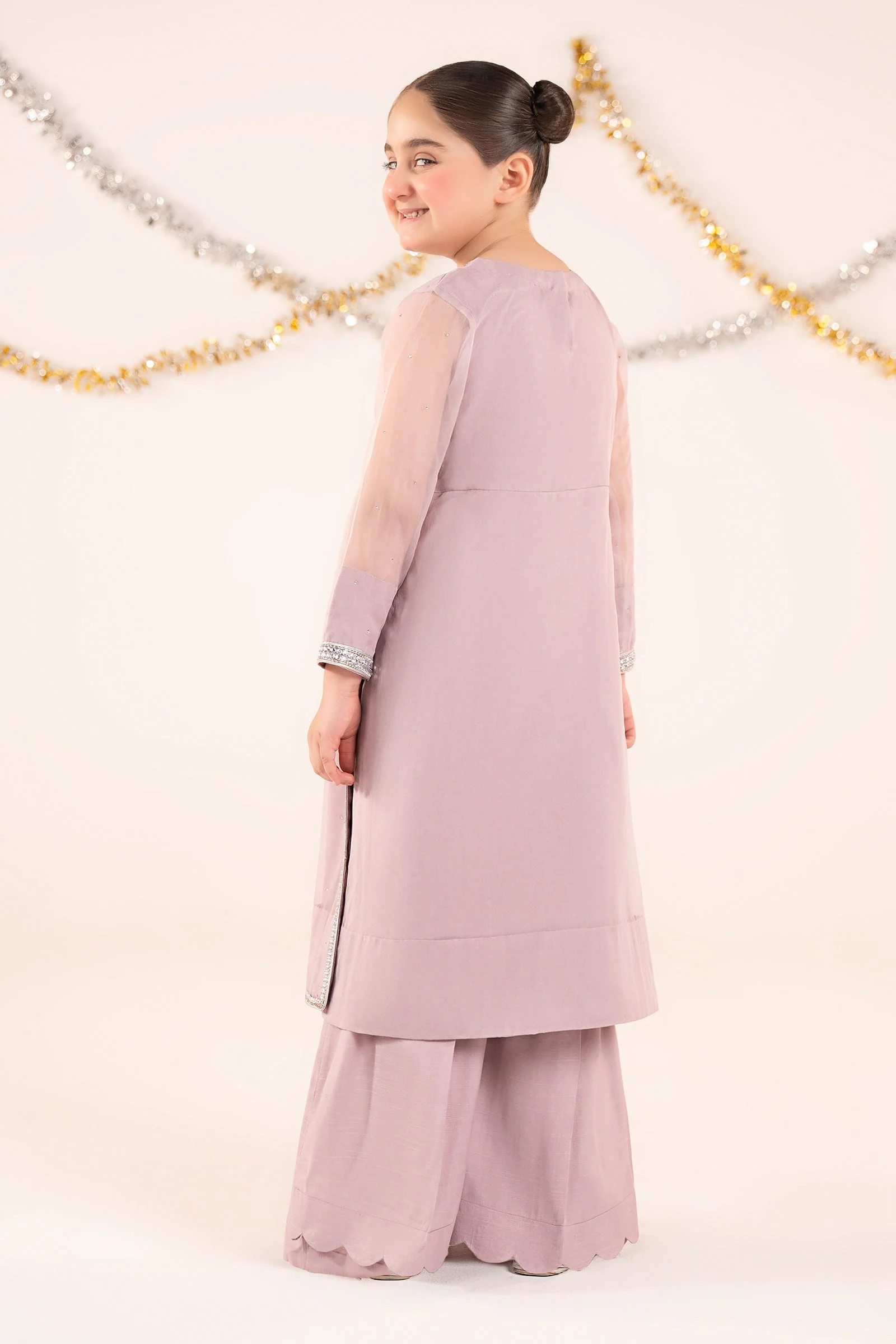 2 Piece Embroidered Organza Suit - Image 6