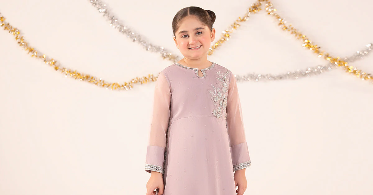 2 Piece Embroidered Organza Suit - Image 7