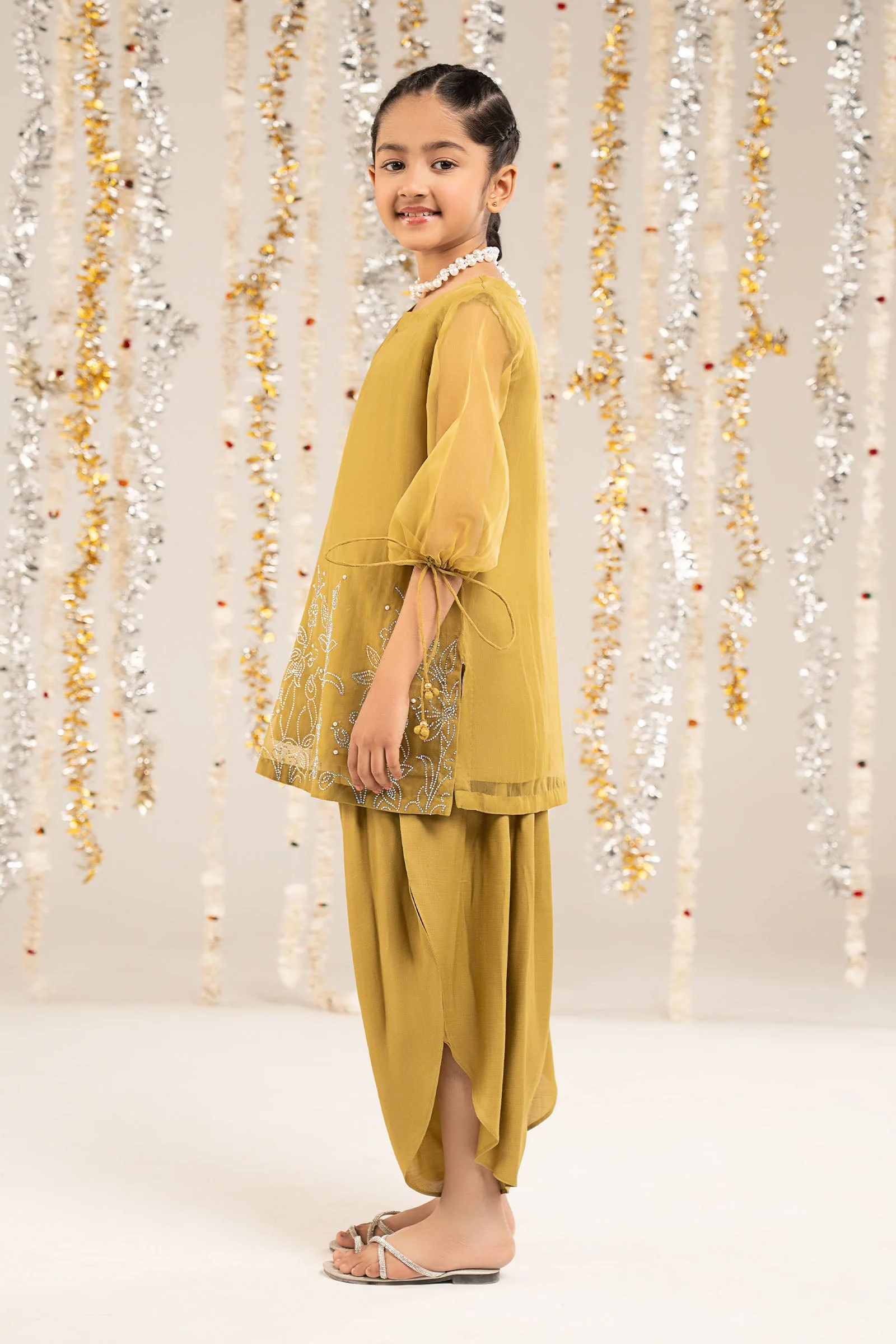 2 Piece Embellished Organza Suit - Image 6