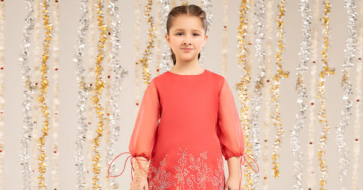 2 Piece Embellished Organza Suit - Image 8