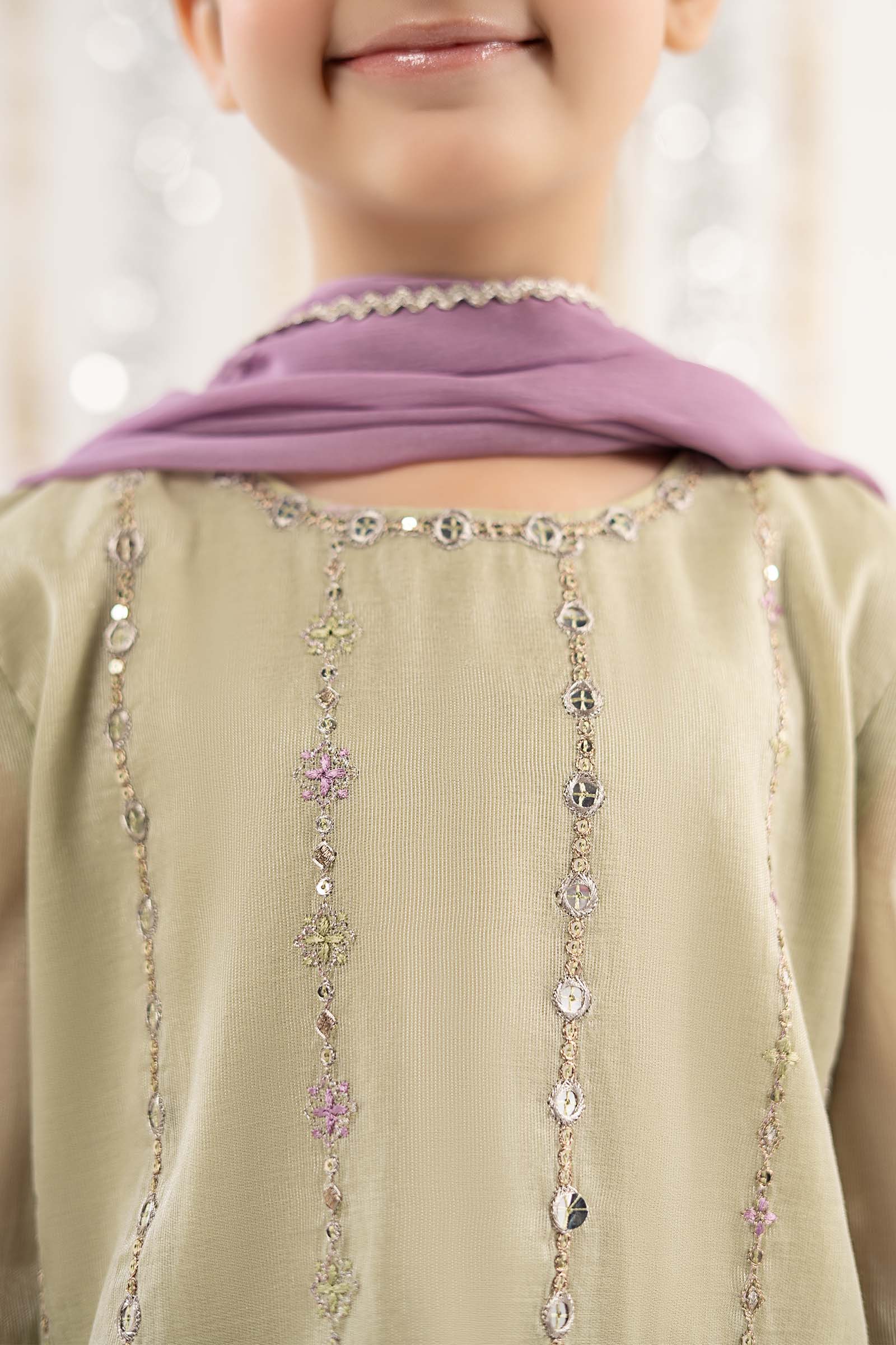 3 Piece Embroidered Masoori Suit - Image 4