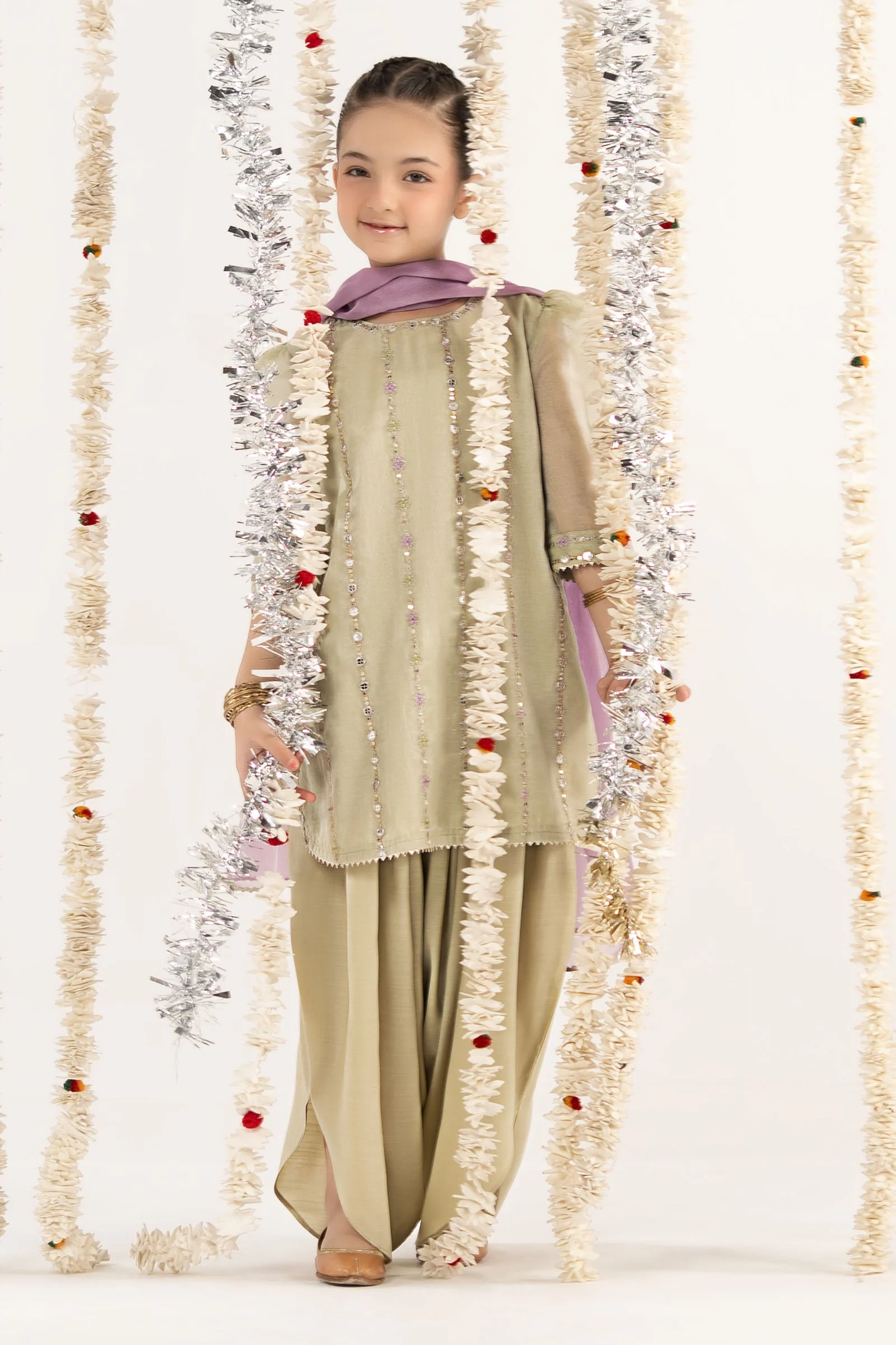 3 Piece Embroidered Masoori Suit - Image 7