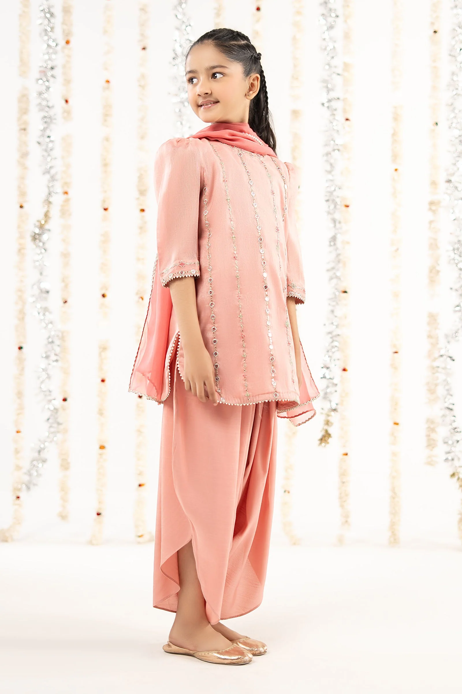 3 Piece Embroidered Masoori Suit - Image 8