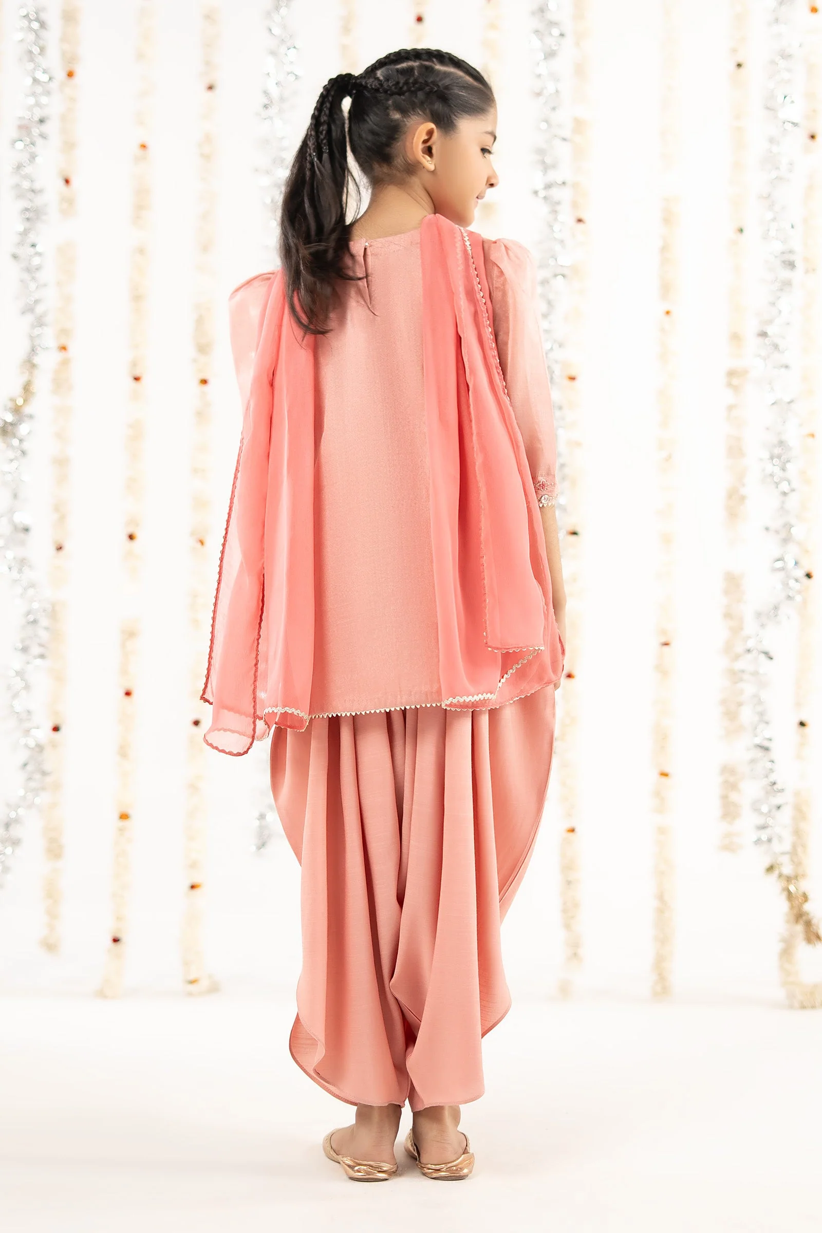 3 Piece Embroidered Masoori Suit - Image 9