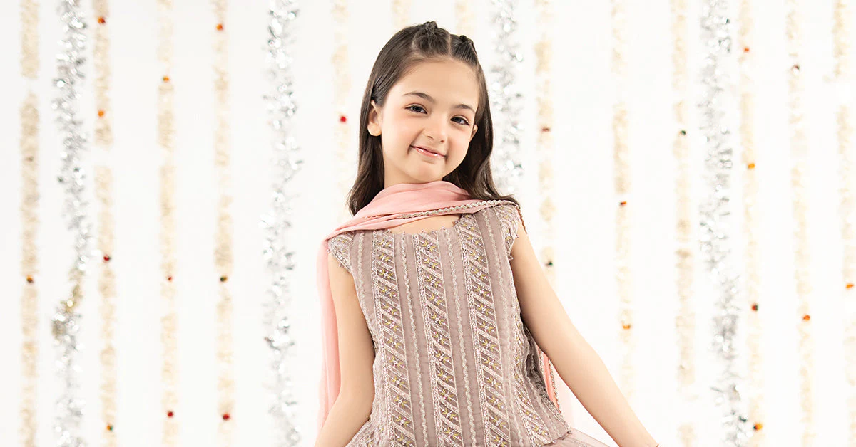 3 Piece Embroidered Organza Suit - Image 8