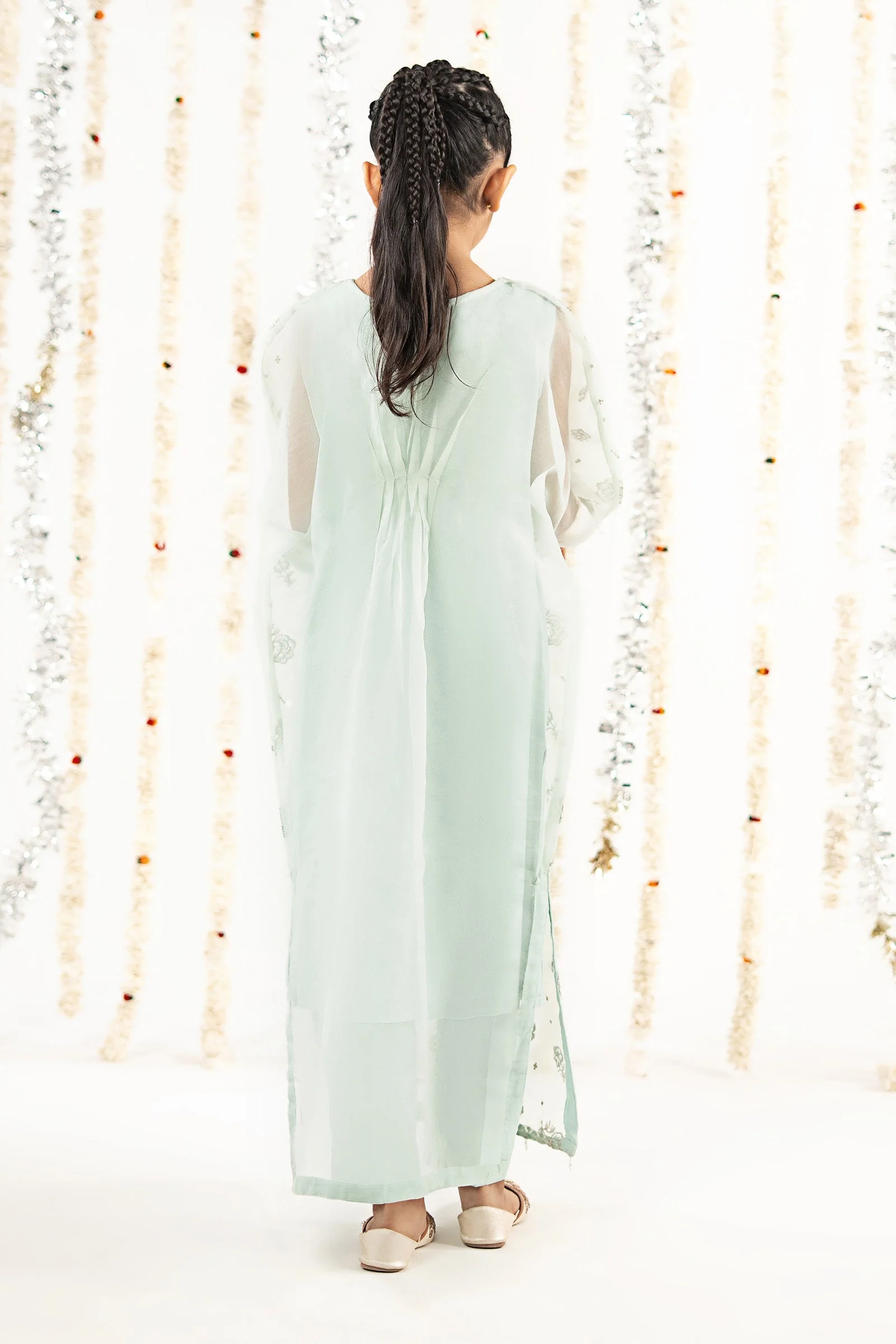 2 Piece Embroidered Organza Suit - Image 8