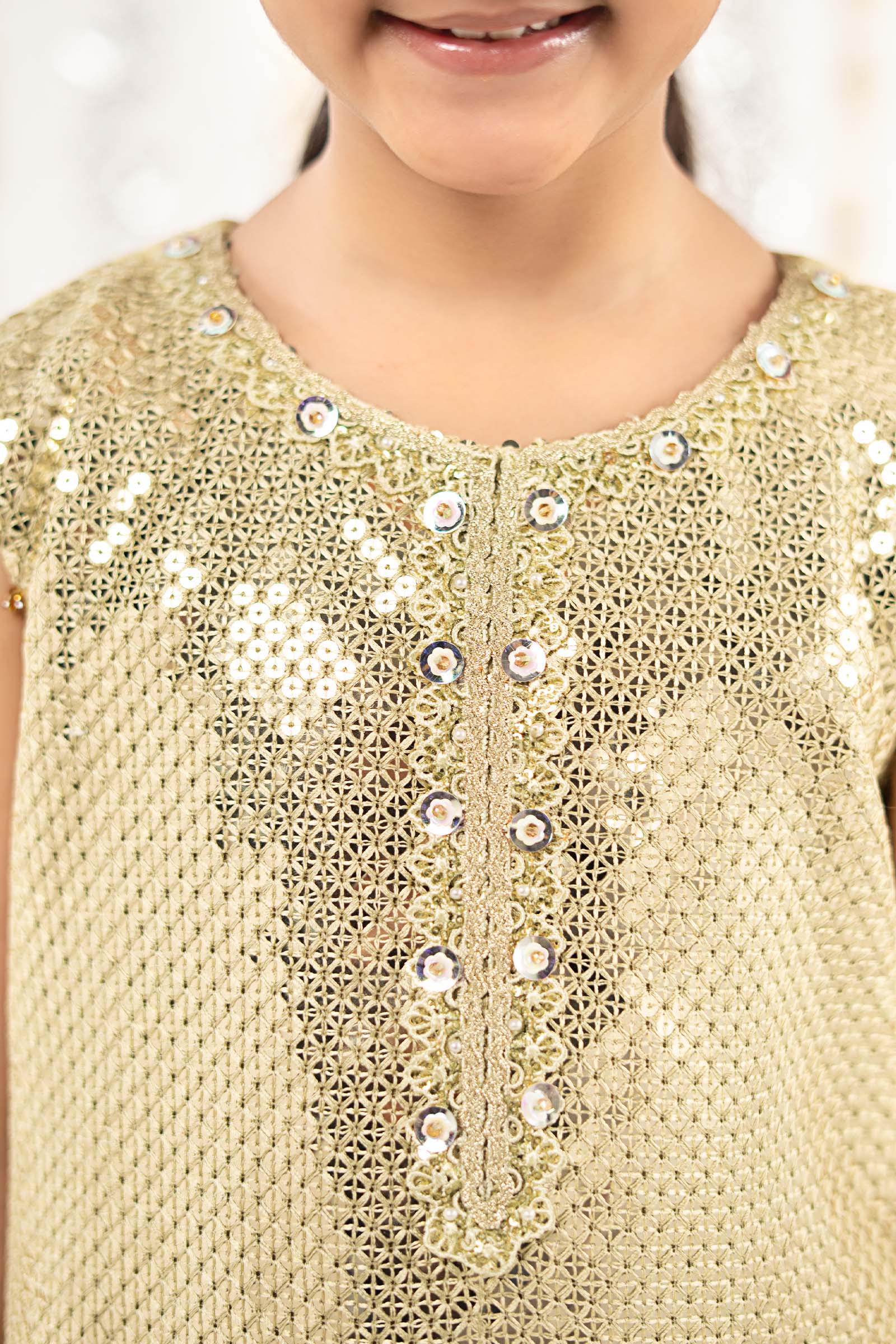 3 Piece Embroidered Chiffon Suit - Image 3