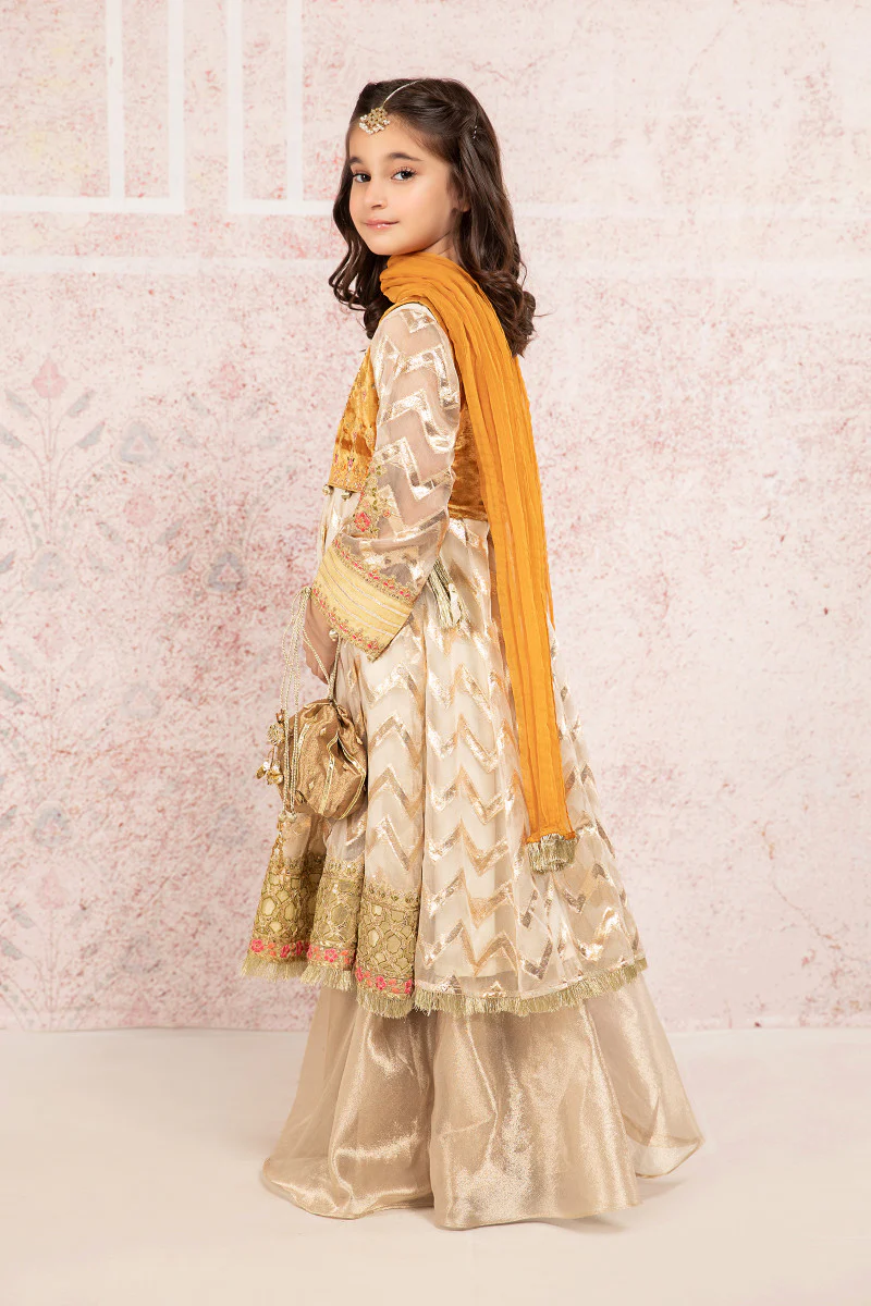 Suit Off White & Orange MKS-W21-03 - Image 3