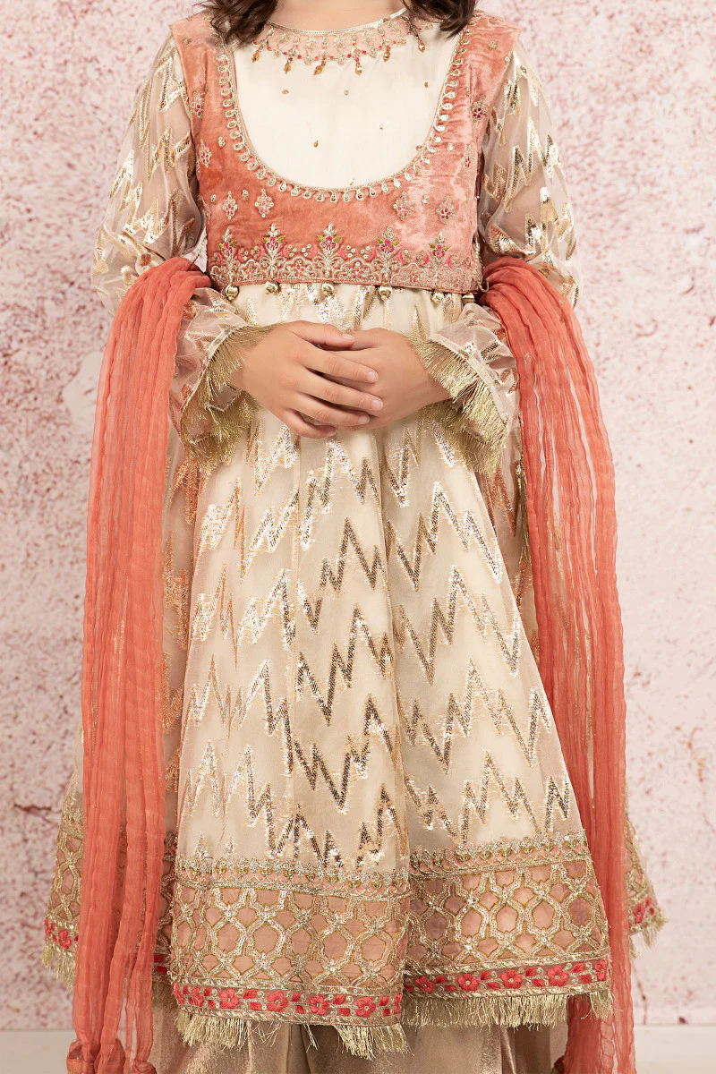 Suit Off White & Pink MKS-W21-03 - Image 2