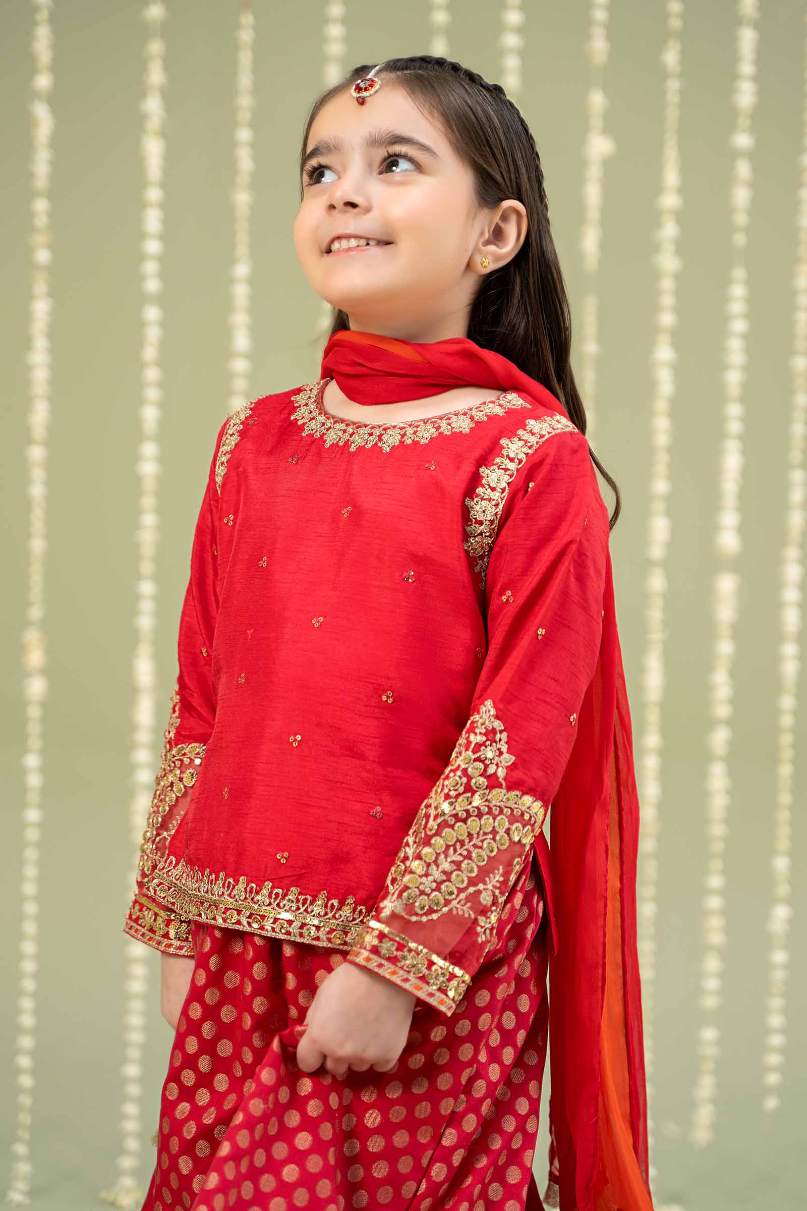 3 Piece Embroidered Suit - Image 2