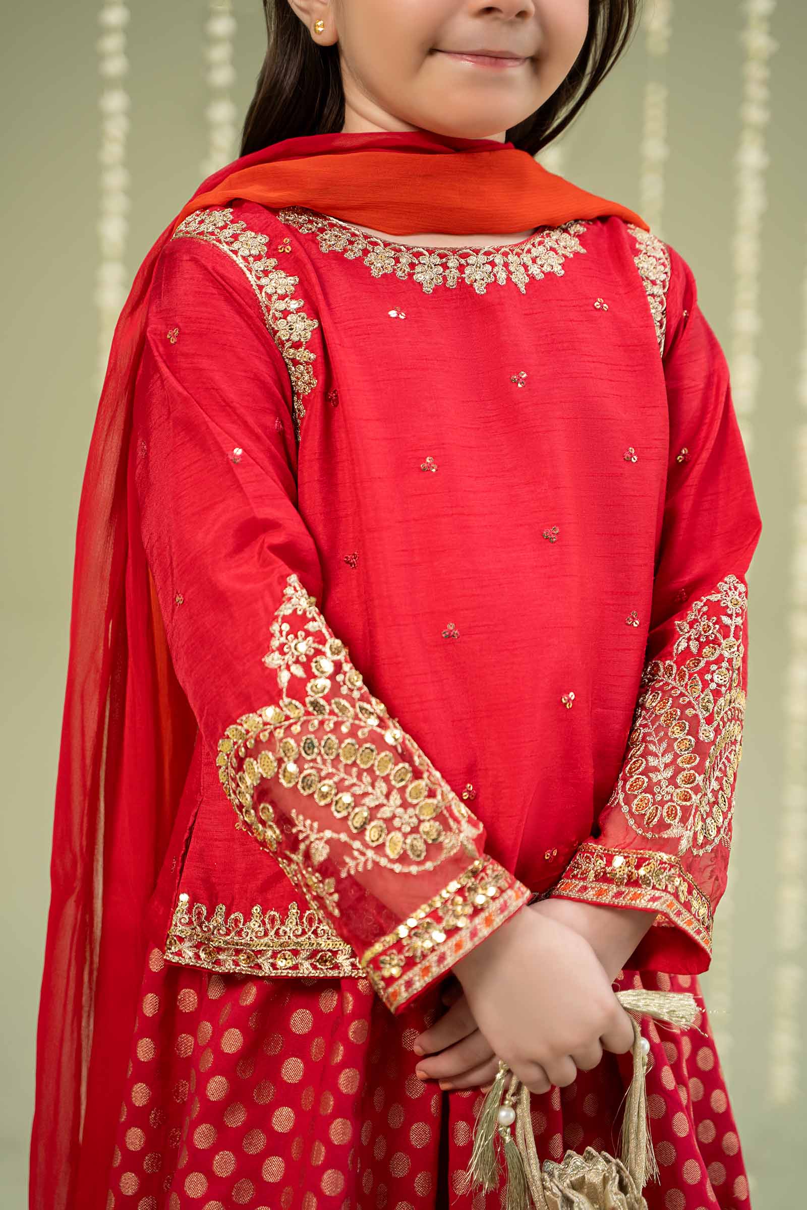 3 Piece Embroidered Suit - Image 4