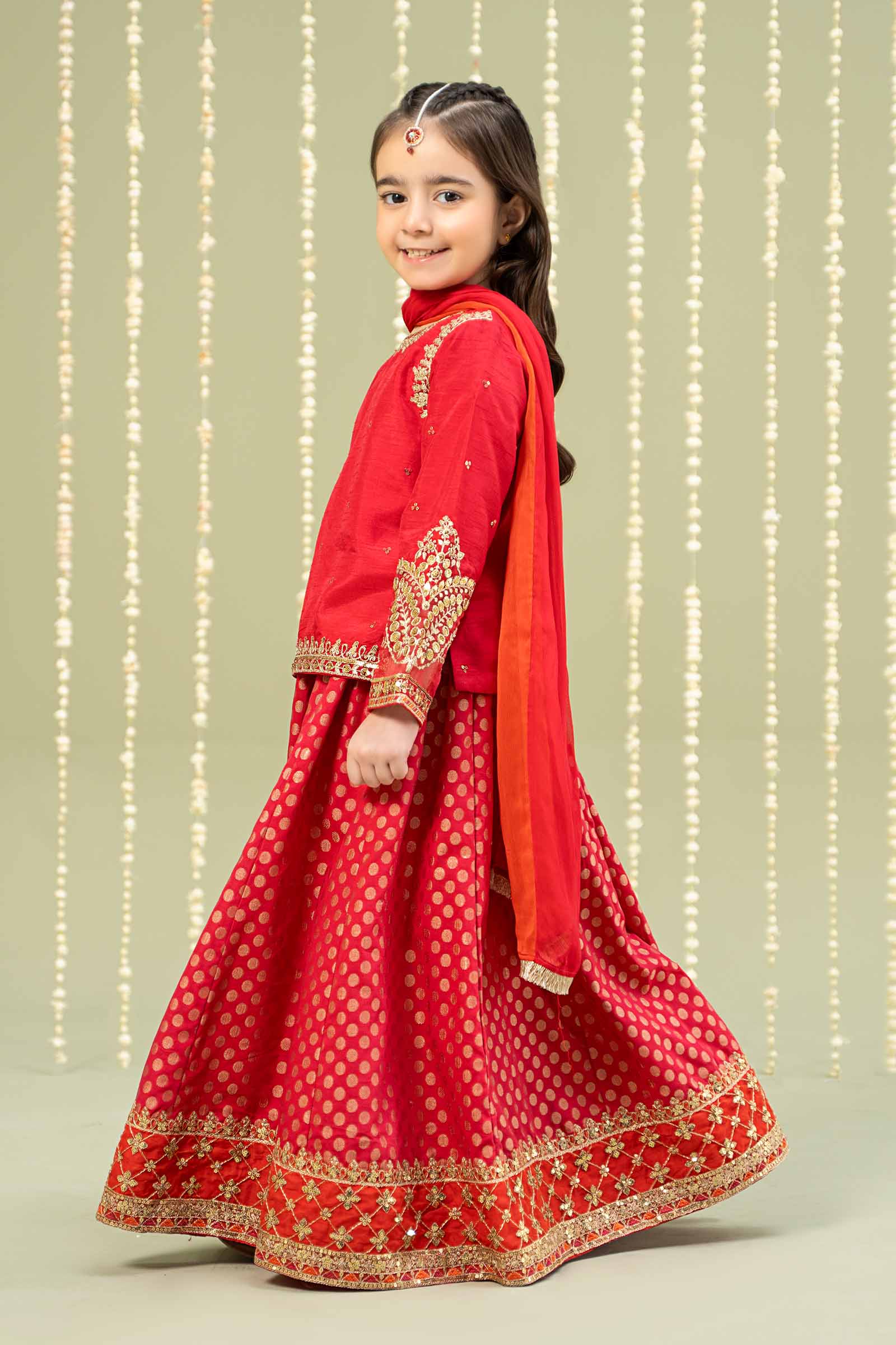 3 Piece Embroidered Suit - Image 5