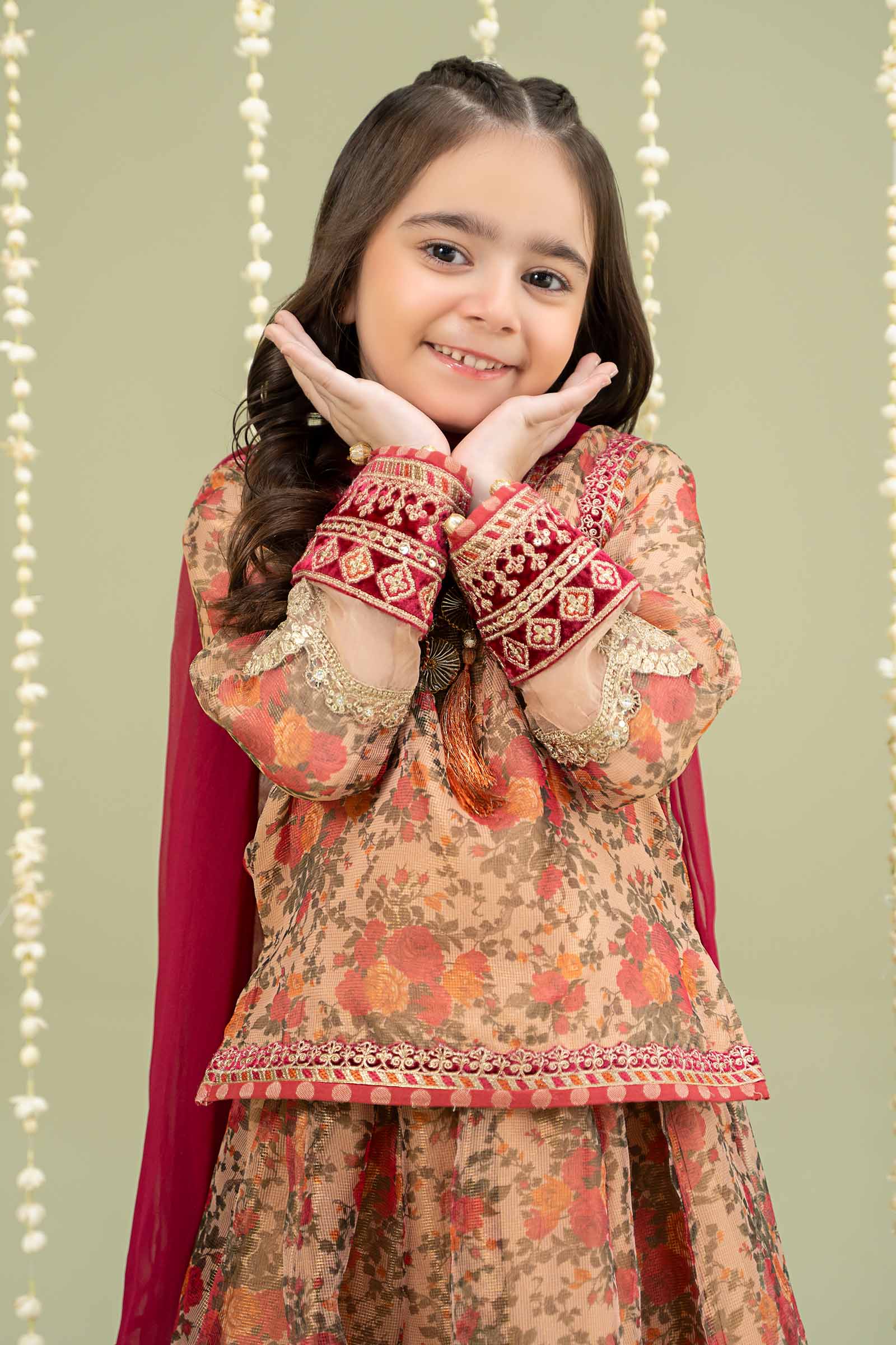 3 Piece Embroidered Cotton Maoori Net Suit - Image 4