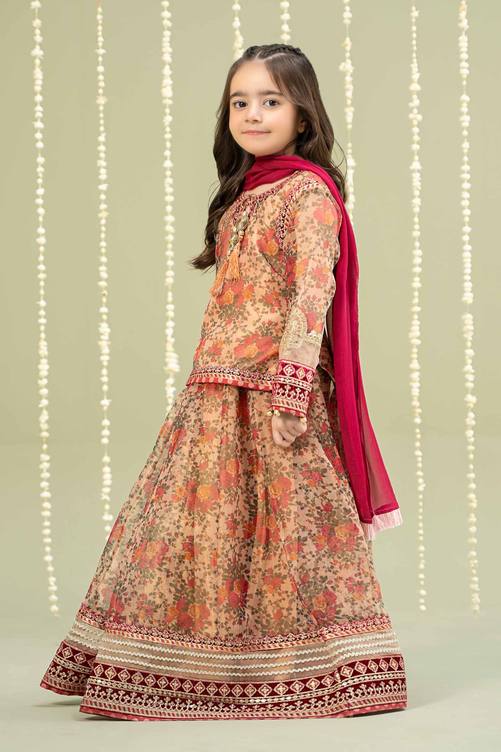 3 Piece Embroidered Cotton Maoori Net Suit - Image 6