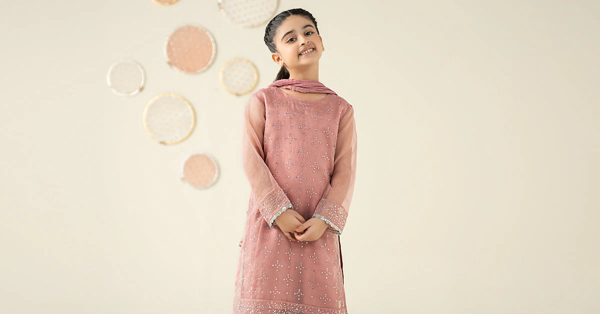 3 Piece Embellished Organza Suit - Image 7