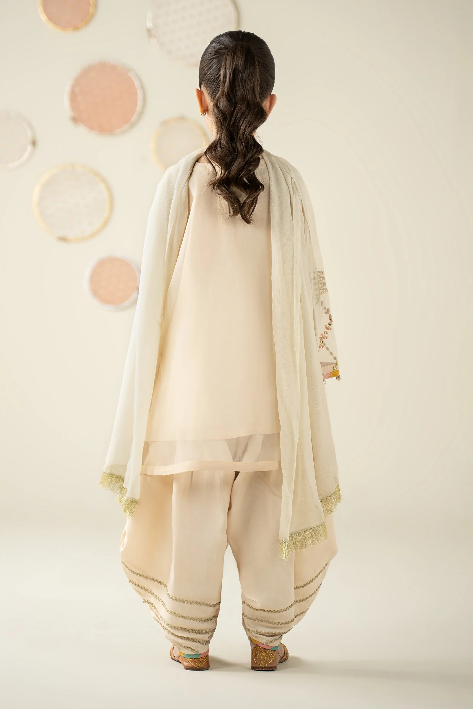 3 Piece Embroidered Organza Suit - Image 10
