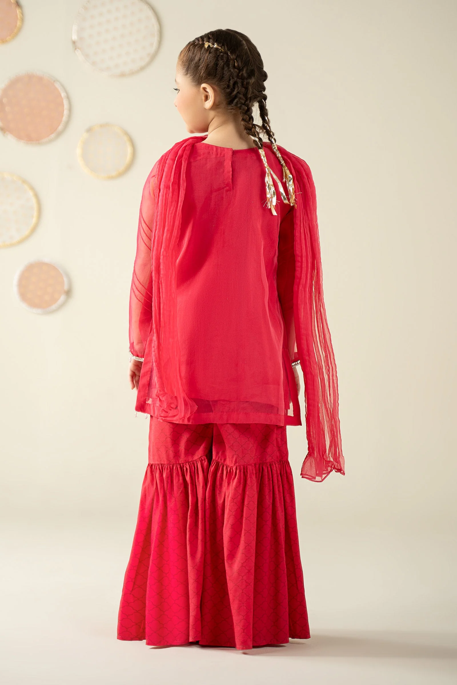 3 Piece Embellished Organza Suit - Image 7