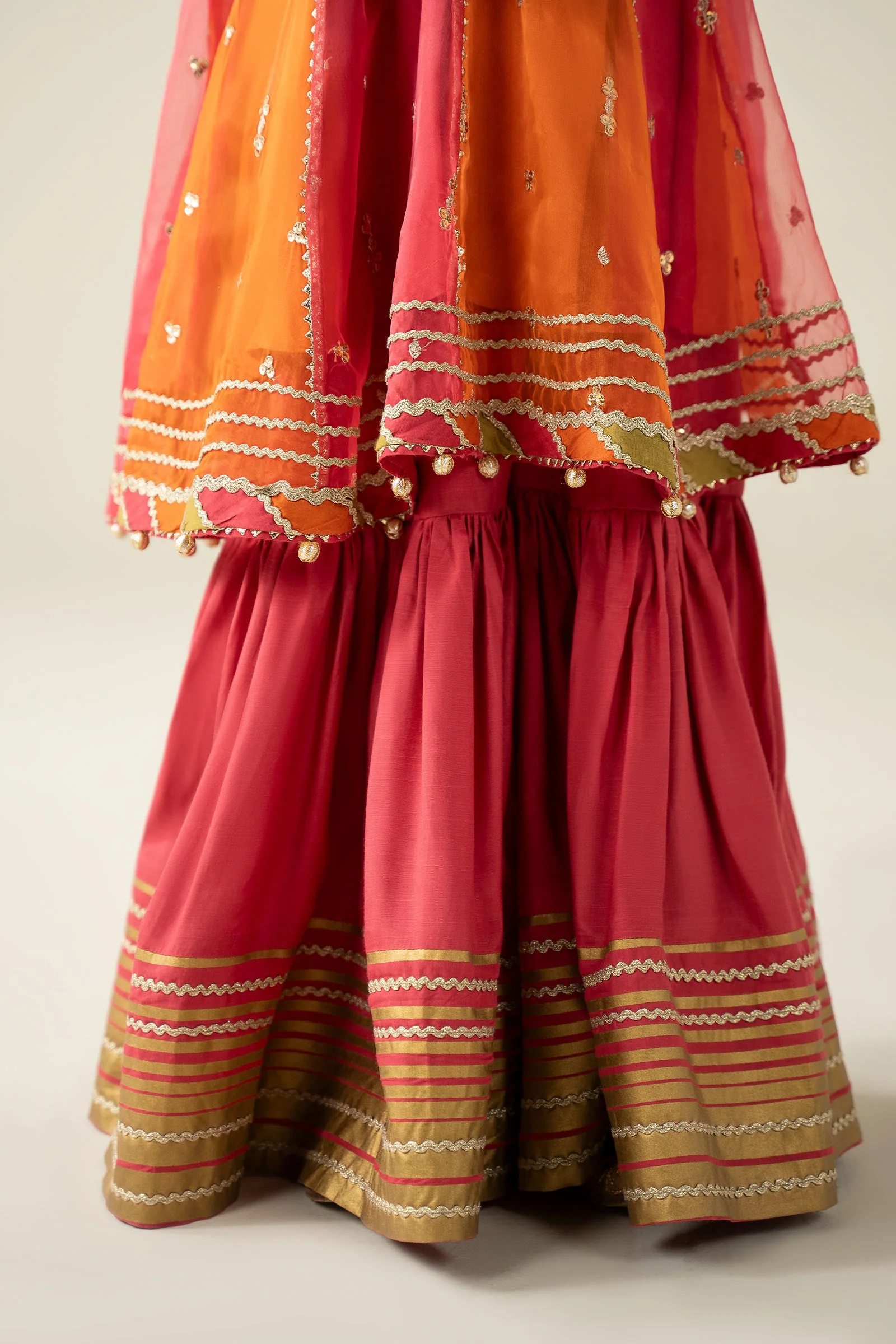 3 Piece Embroidered Organza Suit - Image 6