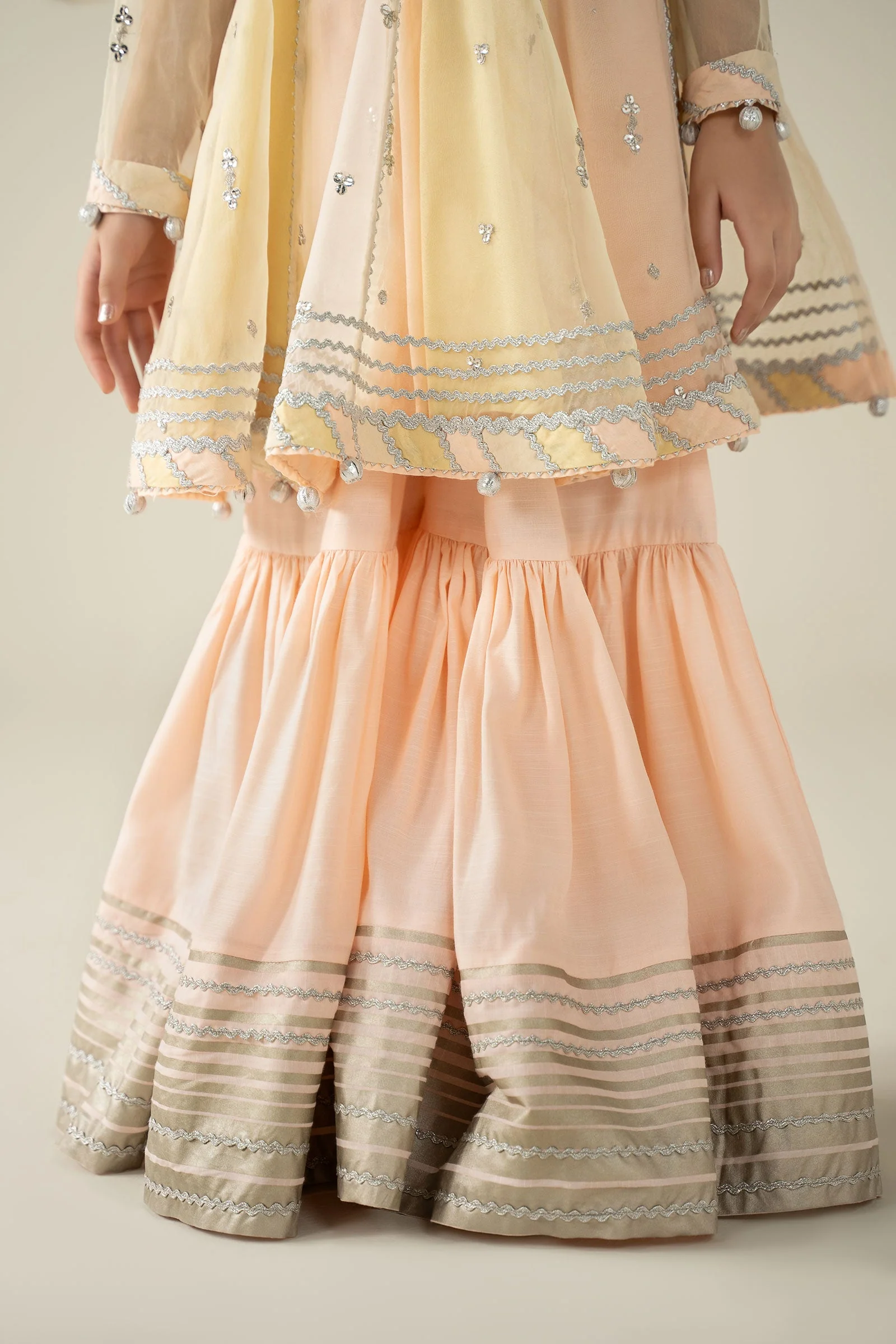 3 Piece Embroidered Organza Suit - Image 7