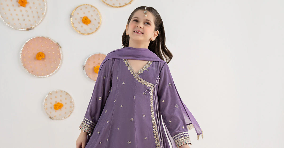 3 Piece Embroidered Velvet Suit - Image 8