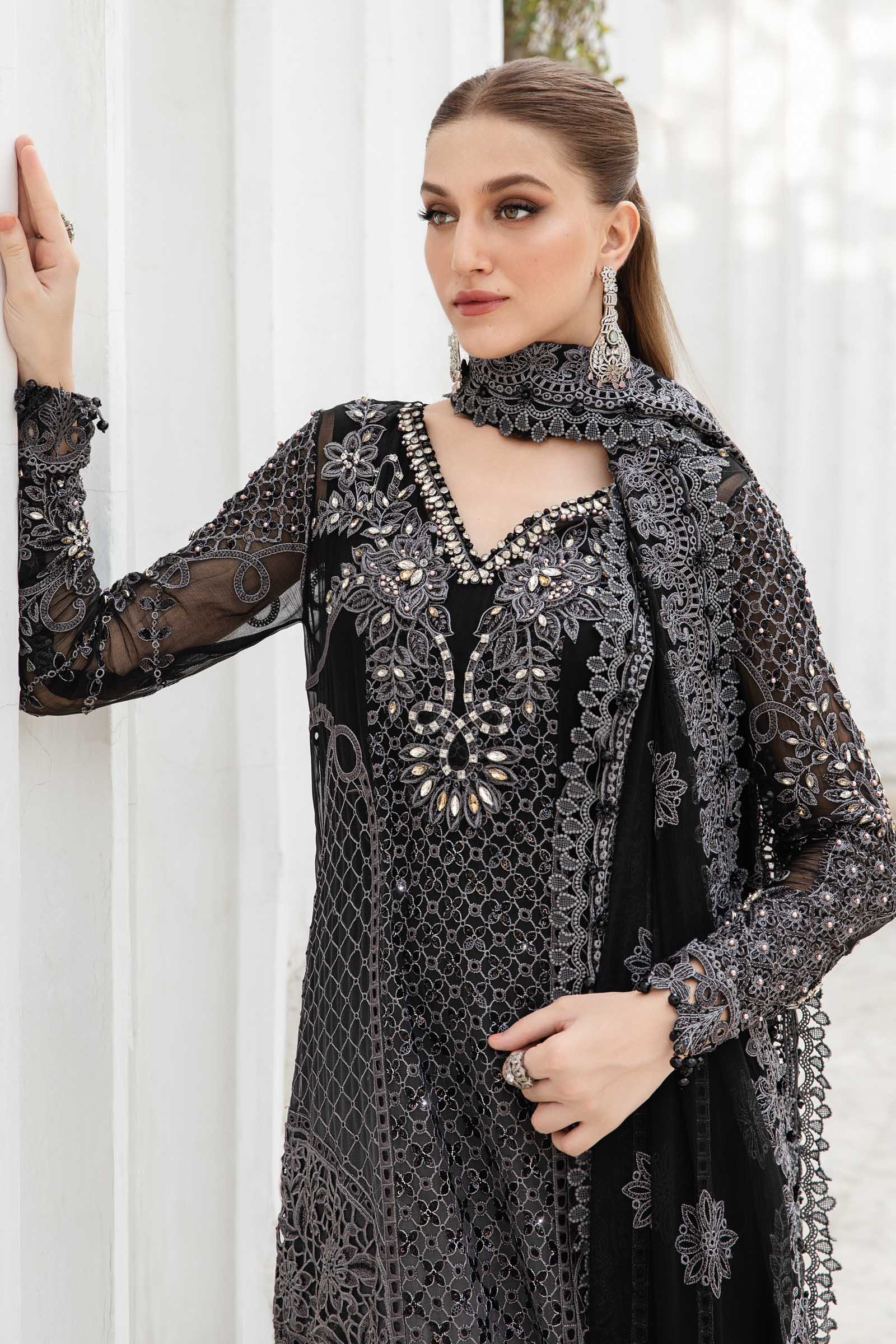 Unstitched Embroidered Chiffon Suit | MPC-24-101 - Image 2