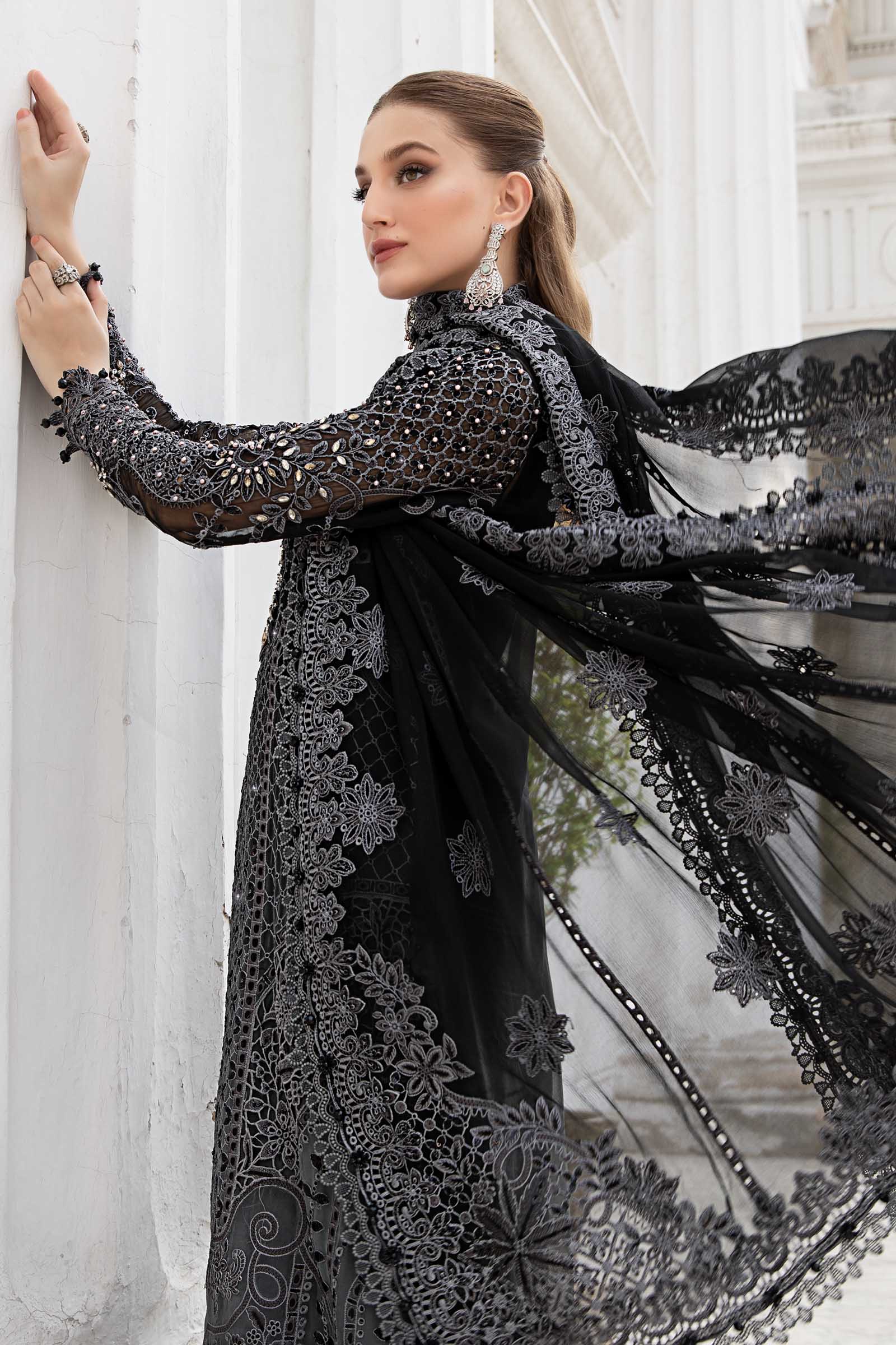 Unstitched Embroidered Chiffon Suit | MPC-24-101 - Image 3