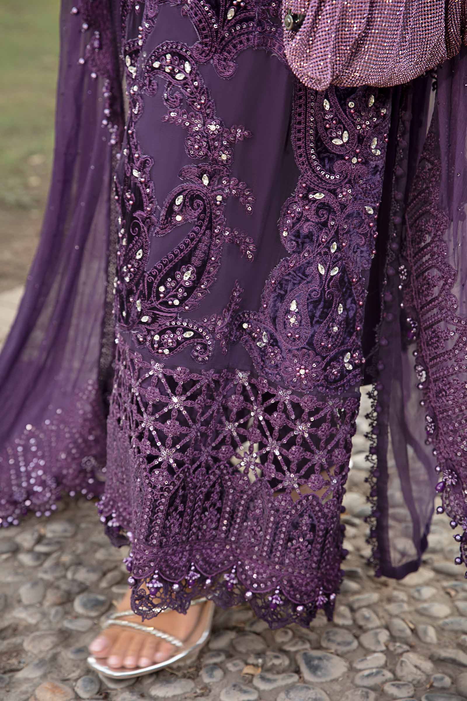 Unstitched Embroidered Chiffon Suit | MPC-24-102 - Image 4