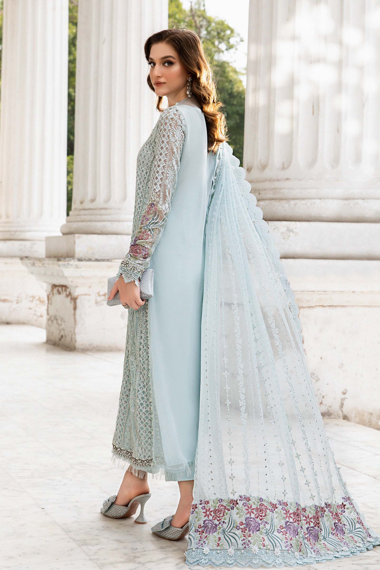 Unstitched Embroidered Chiffon Suit | MPC-24-103 - Image 7