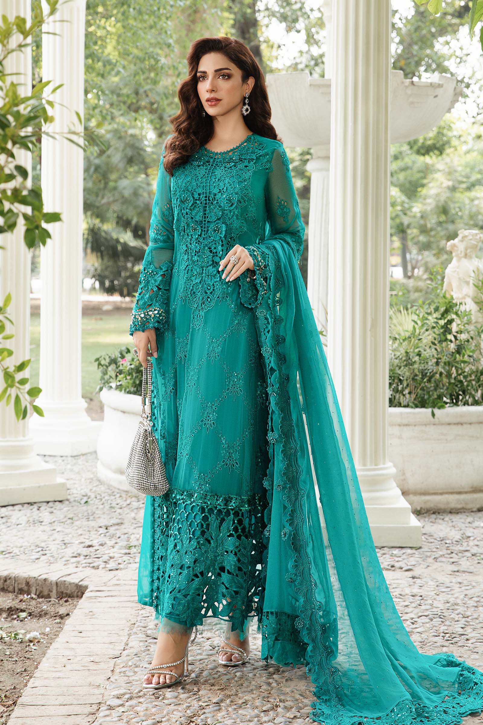 Unstitched Embroidered Chiffon Suit | MPC-24-105 - Image 6