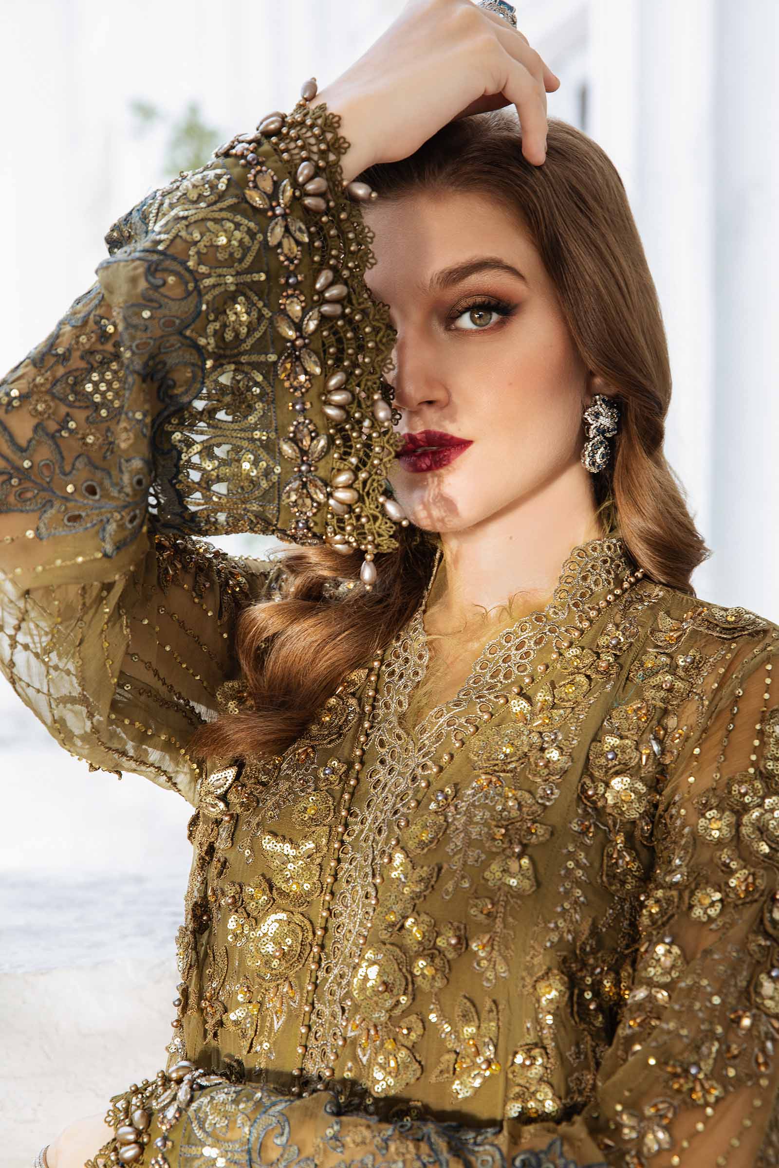 Unstitched Embroidered Chiffon Suit | MPC-24-108 - Image 3