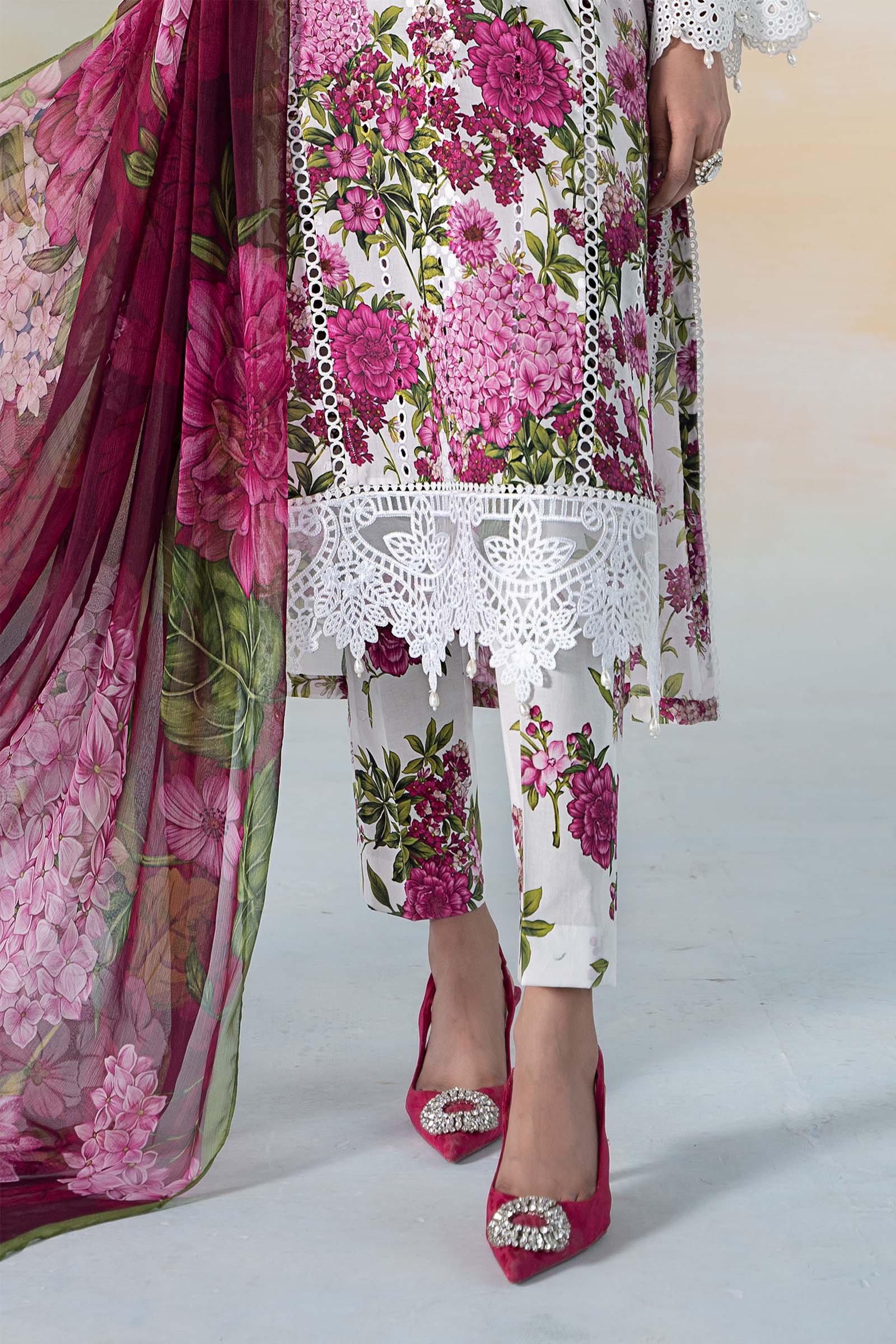 3 PIECE PRINTED DOBBY LAWN SUIT | MPS-2102-A - Image 4