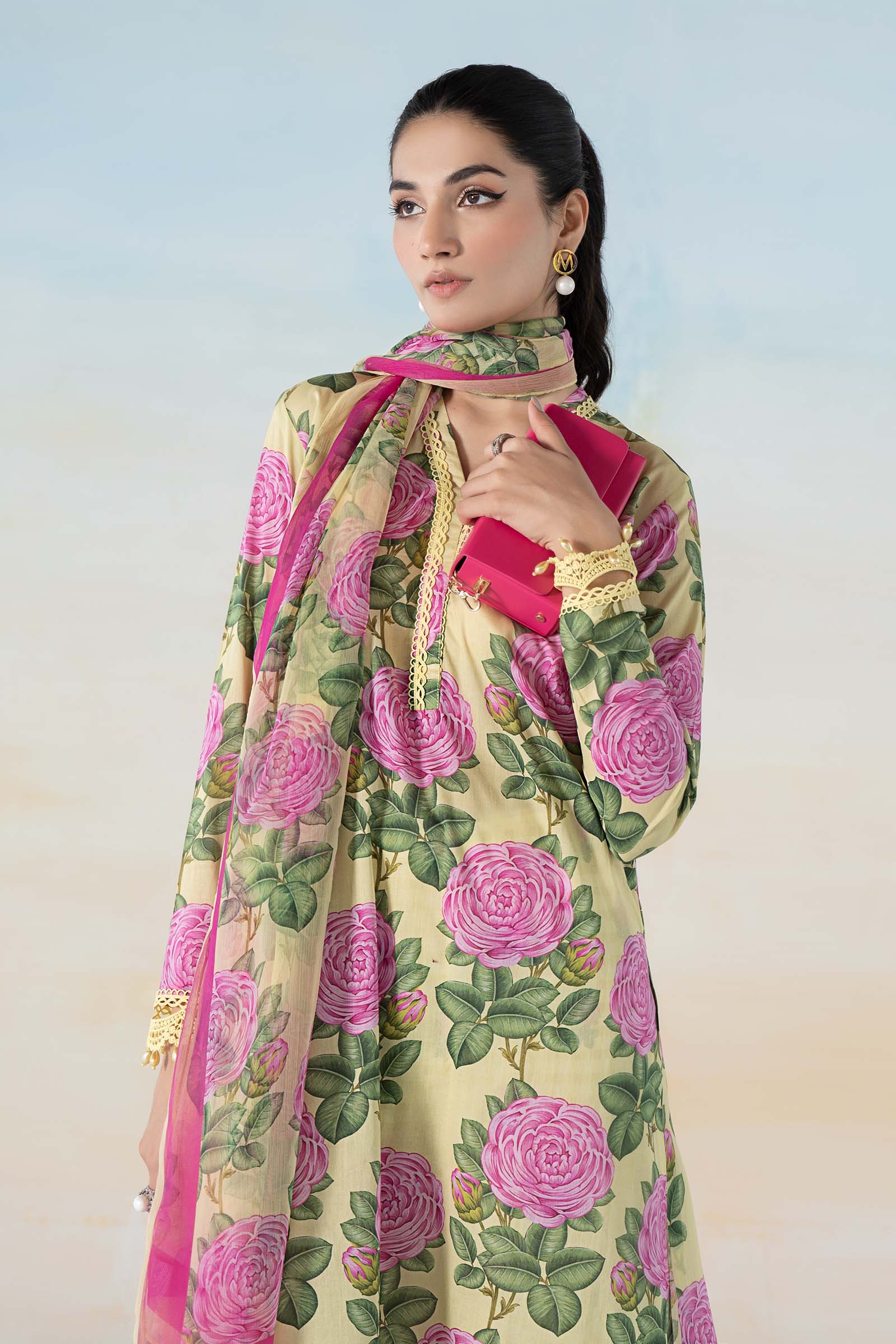 3 PIECE PRINTED LAWN SUIT - Image 2