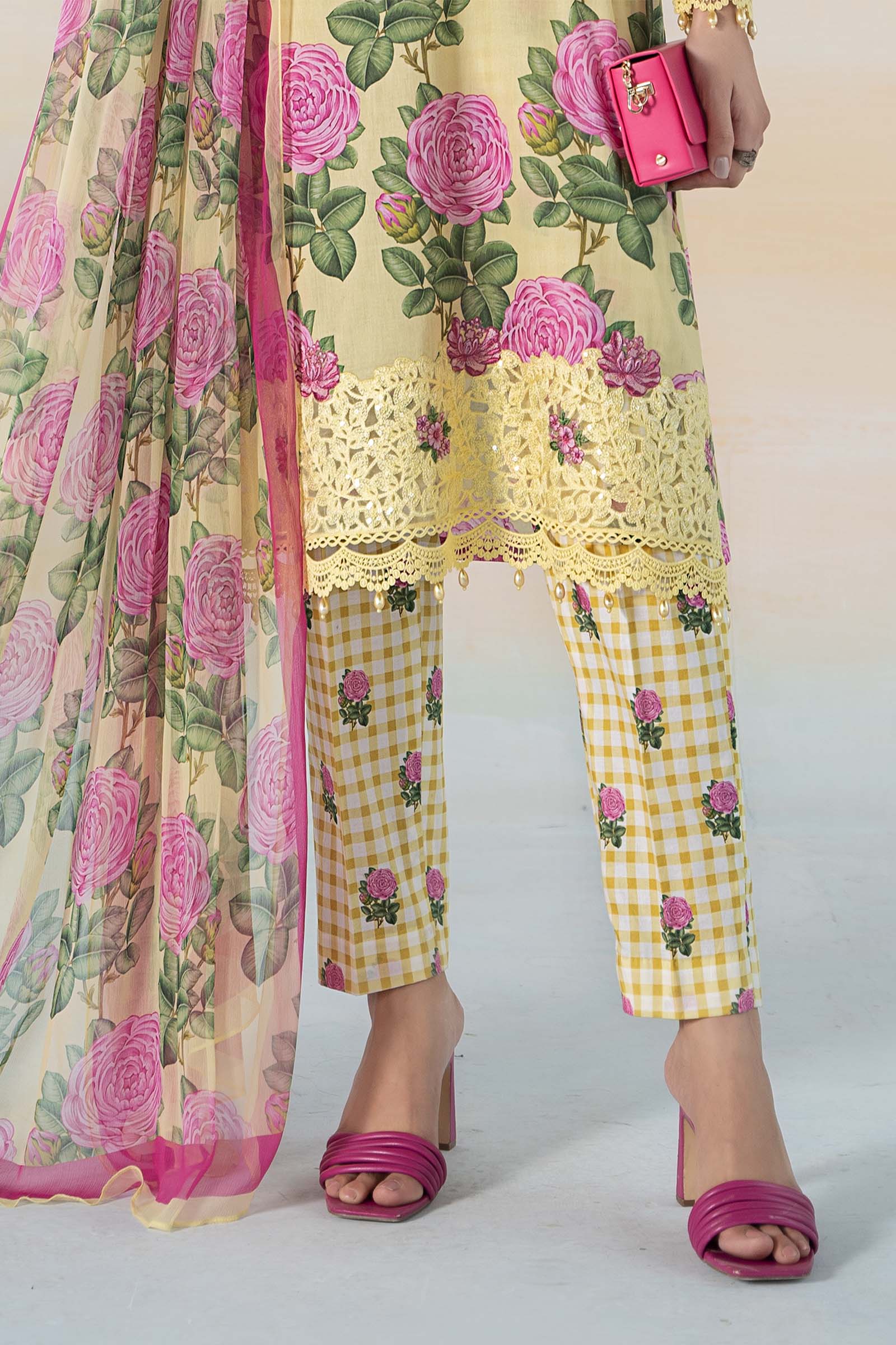 3 PIECE PRINTED LAWN SUIT - Image 4