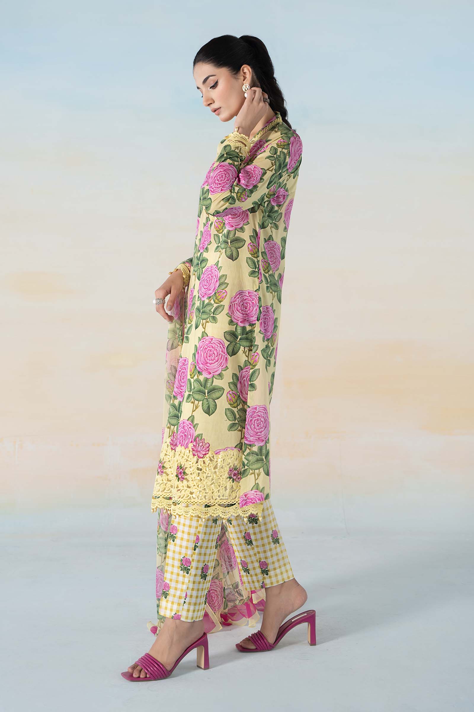 3 PIECE PRINTED LAWN SUIT - Image 5