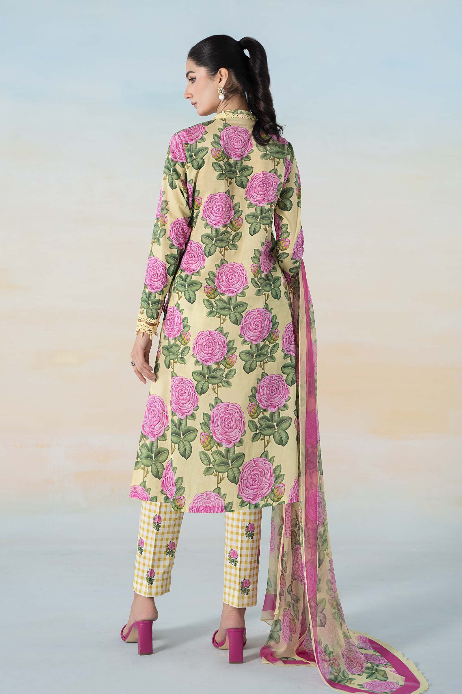 3 PIECE PRINTED LAWN SUIT - Image 6