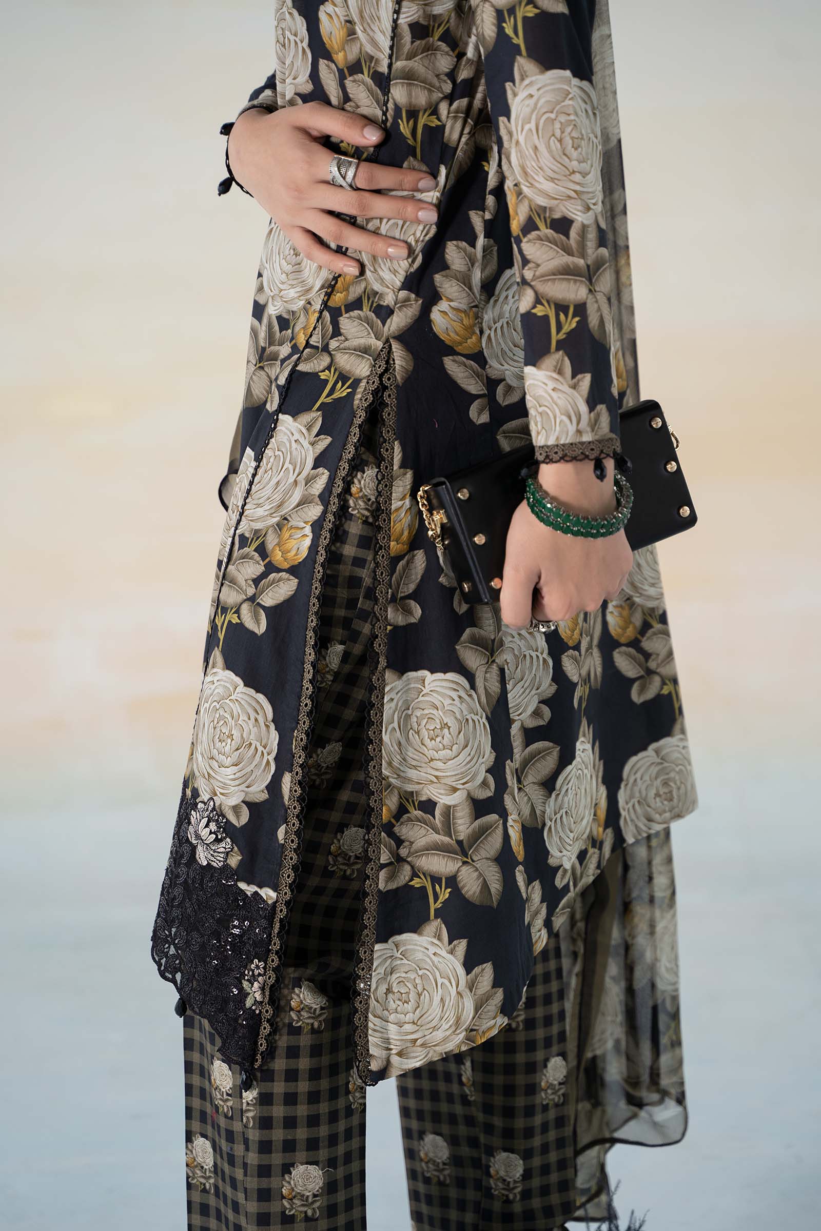 3 PIECE PRINTED LAWN SUIT | MPS-2103-B - Image 4