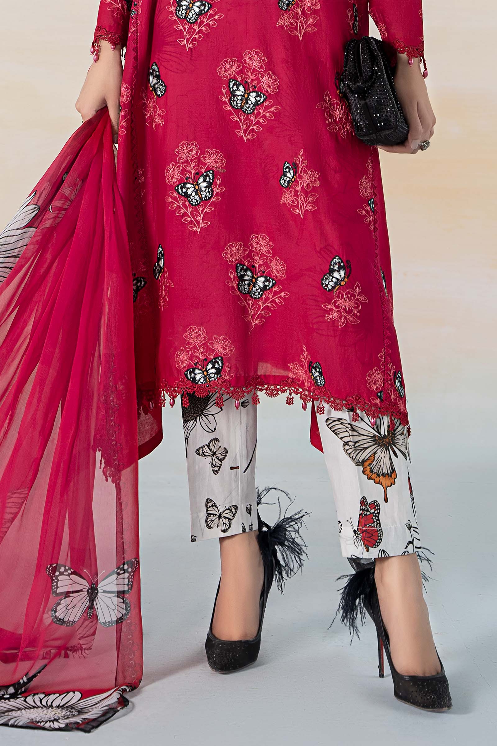 3 PIECE PRINTED LAWN SUIT - Image 4