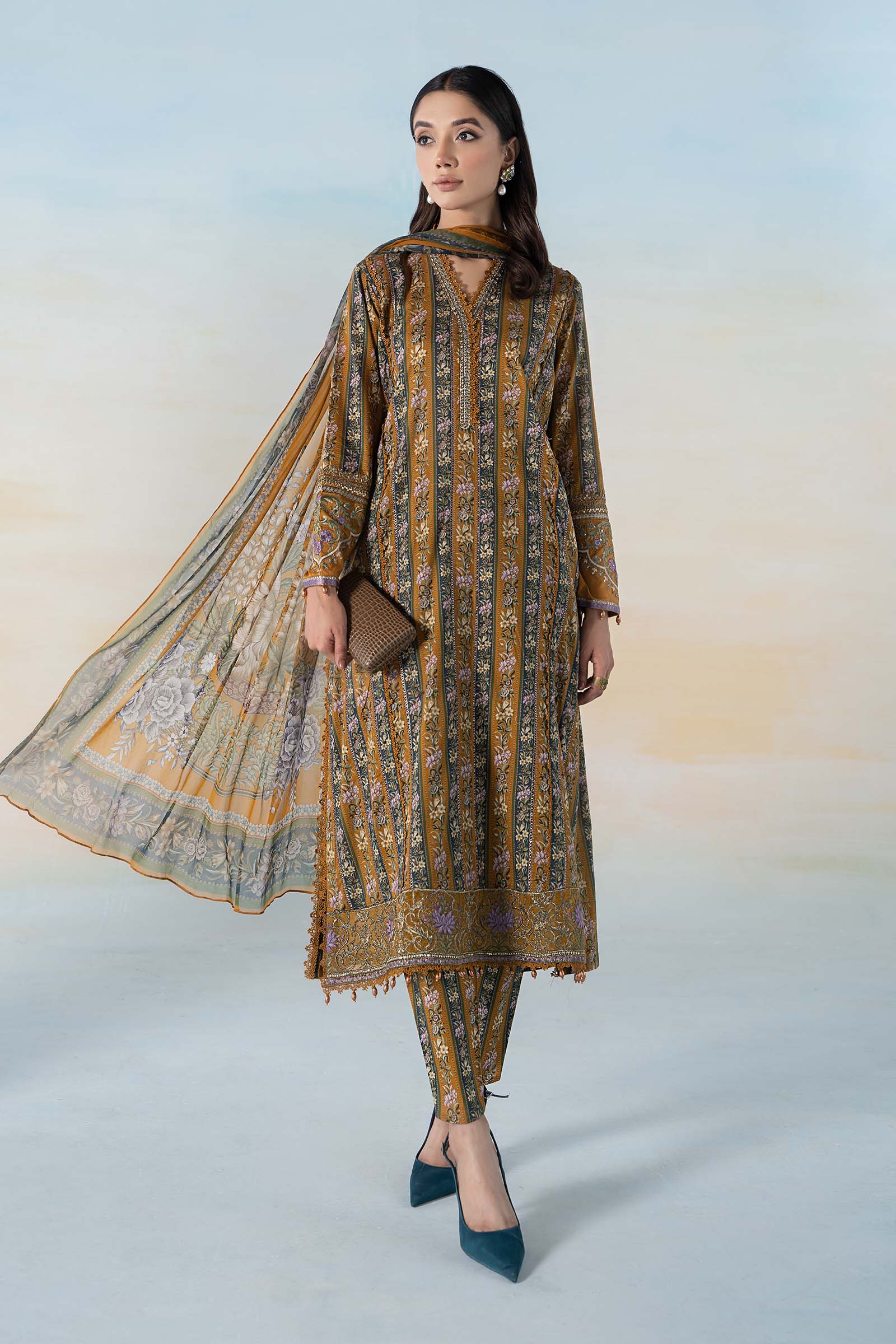 3 PIECE PRINTED LAWN SUIT