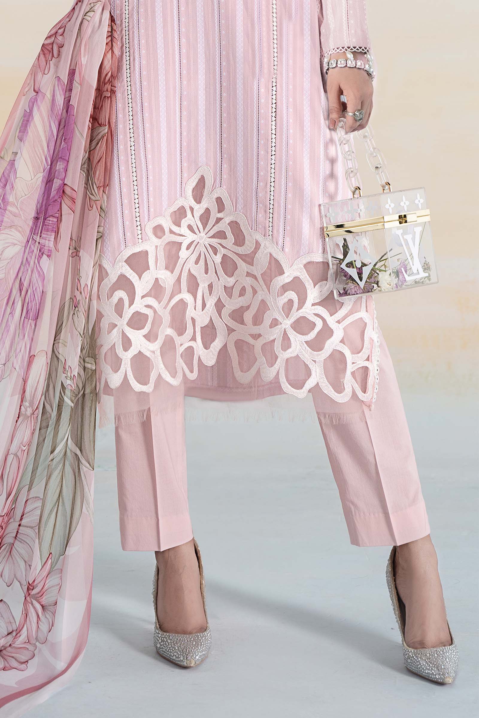 3 PIECE DYED LAWN SUIT | MPS-2109-B - Image 3