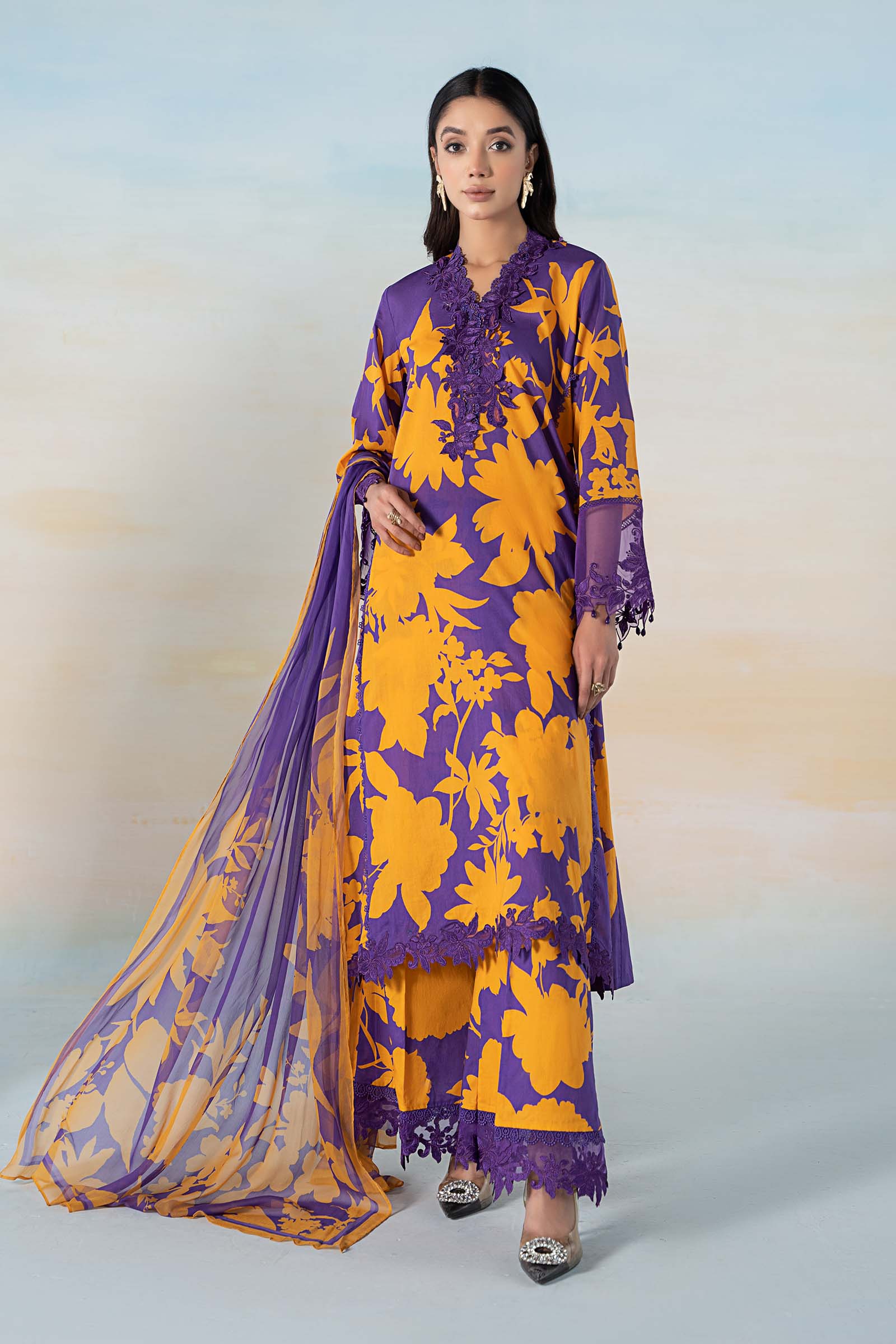 3 PIECE PRINTED LAWN SUIT