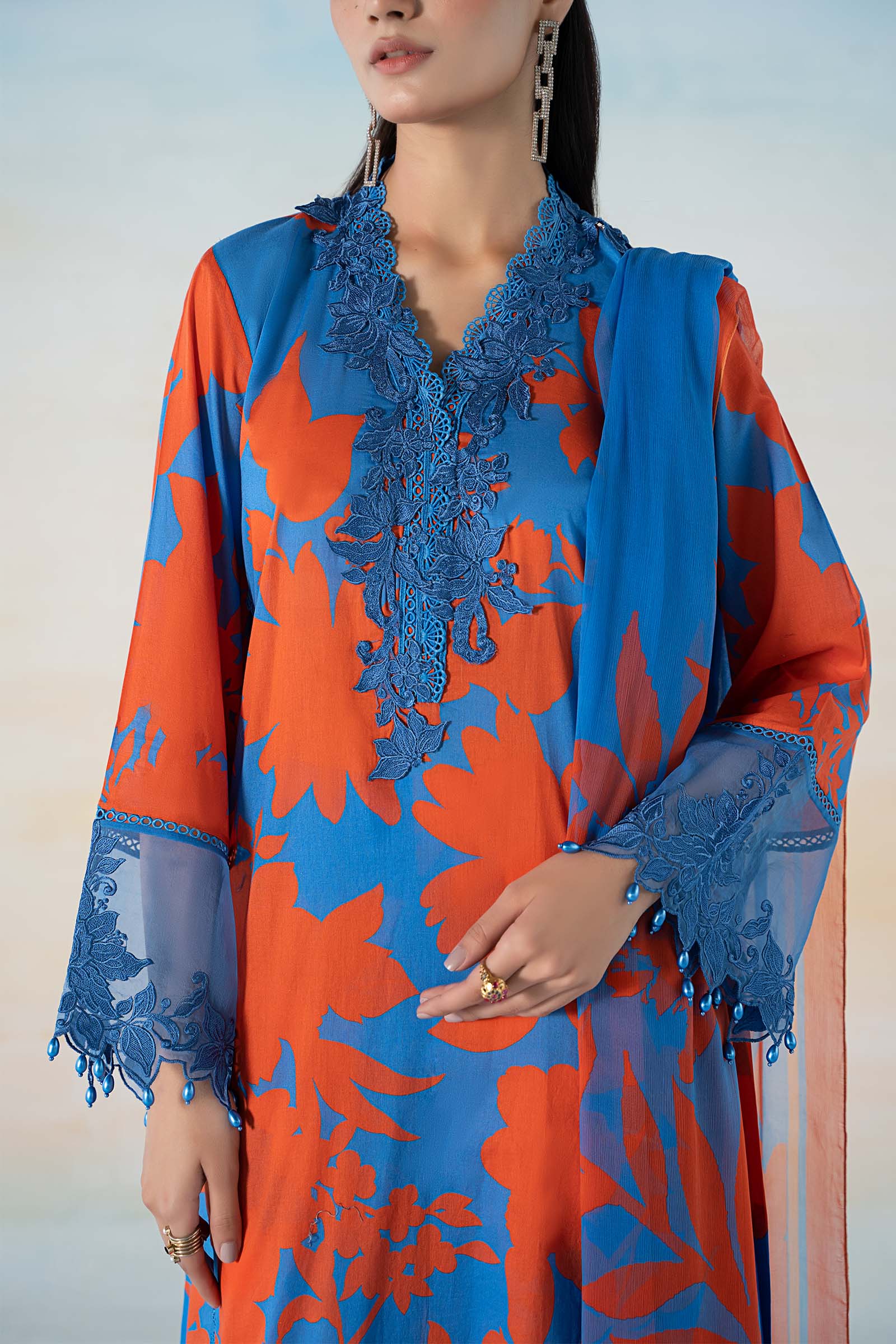 3 PIECE PRINTED LAWN SUIT - Image 3