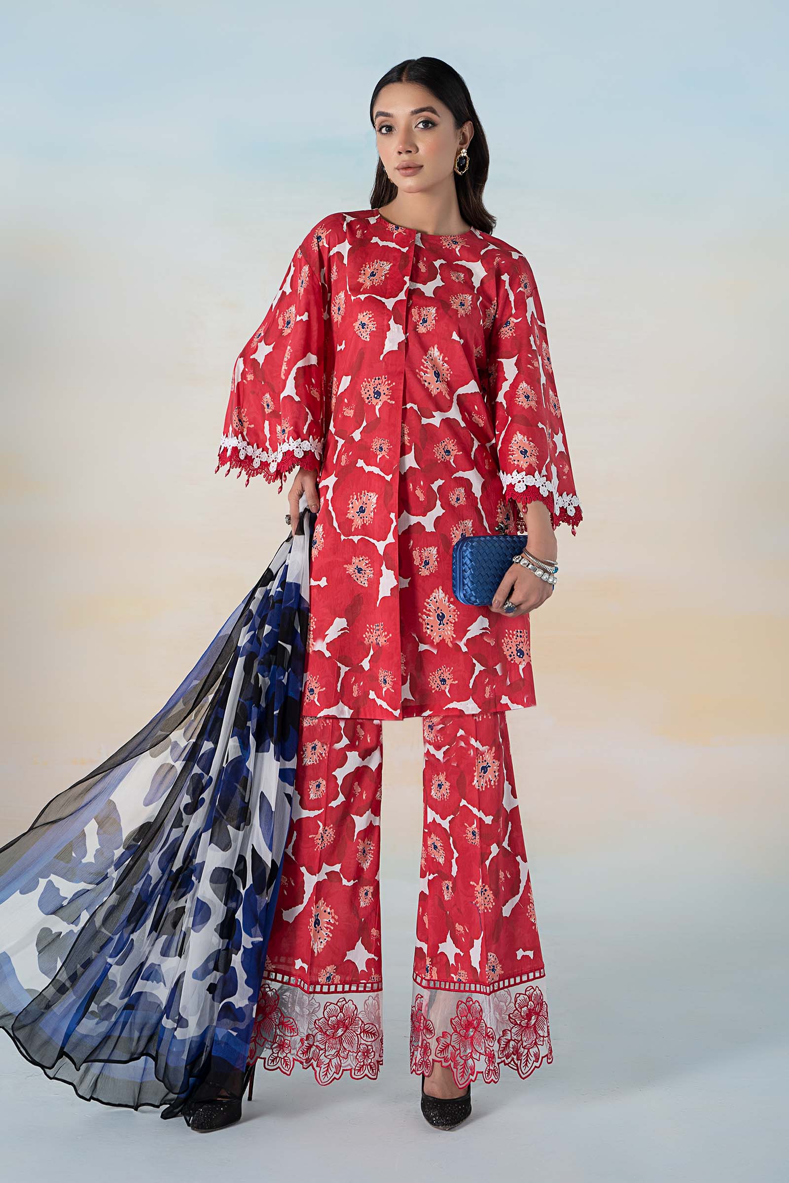 3 PIECE PRINTED LAWN SUIT - Image 6