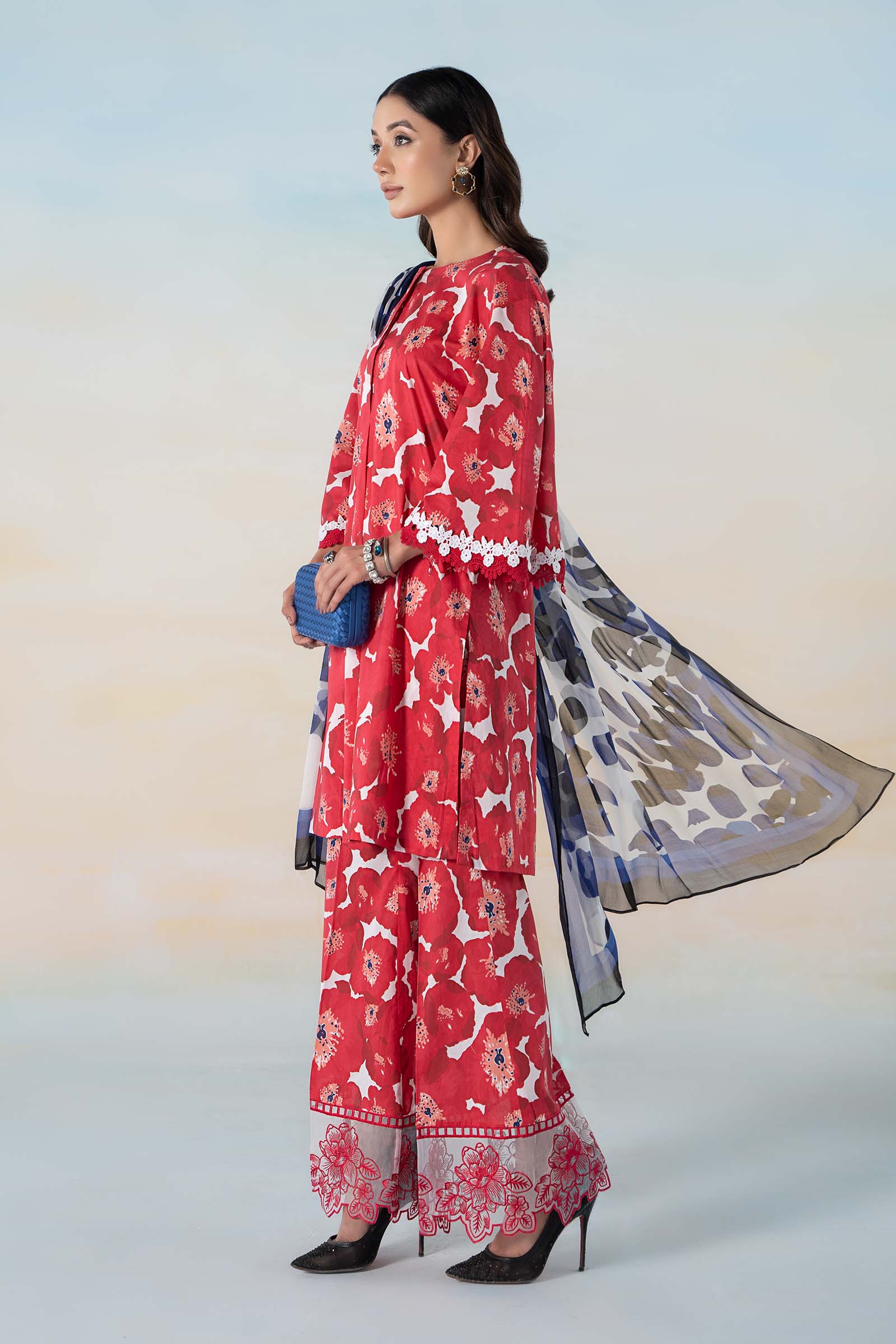 3 PIECE PRINTED LAWN SUIT - Image 7
